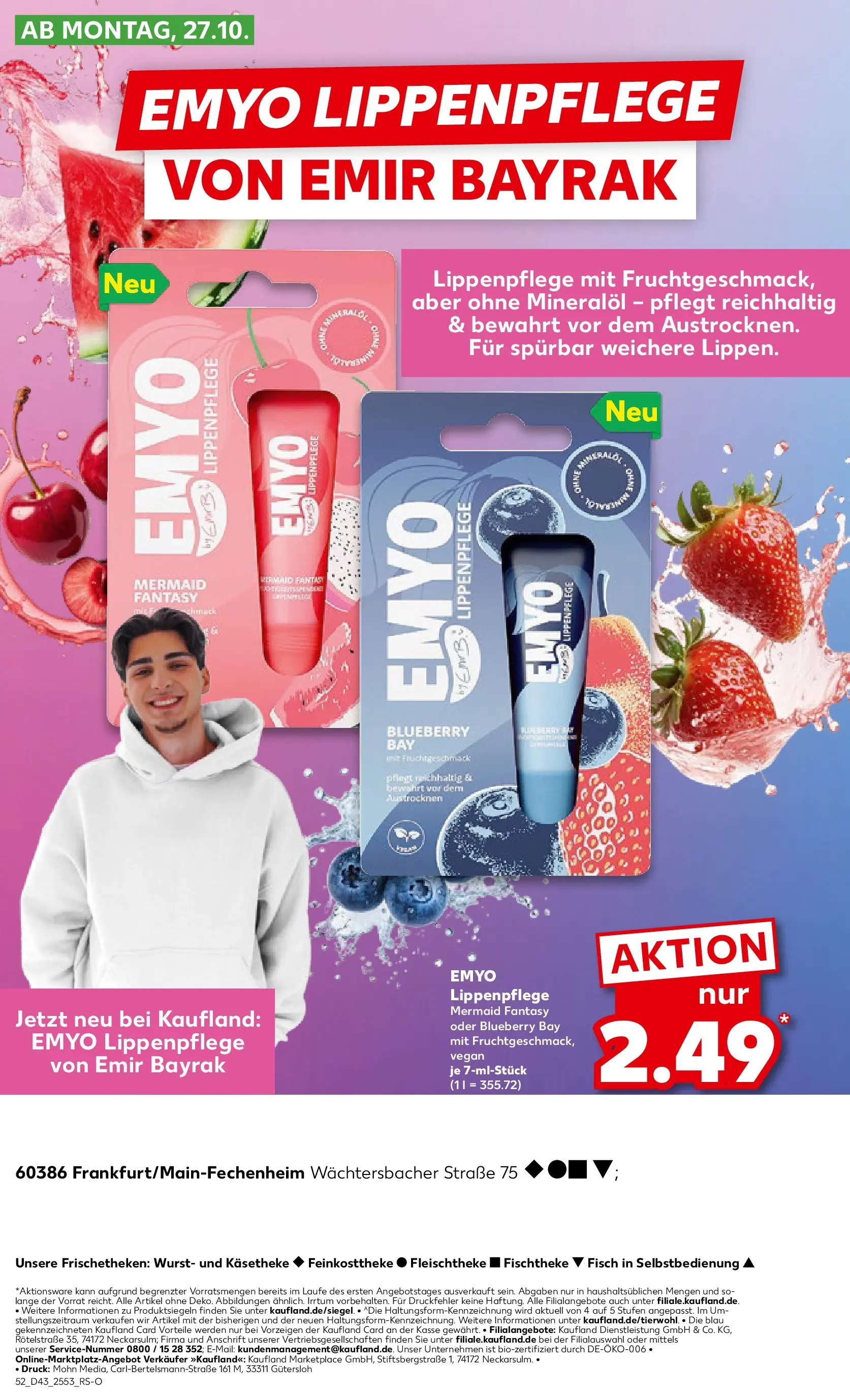 Prospekt Kaufland ab 26.10.2025 » Angebote Online zum Blättern | Seite: 52 | Produkte: Wurst, Lip Balm
