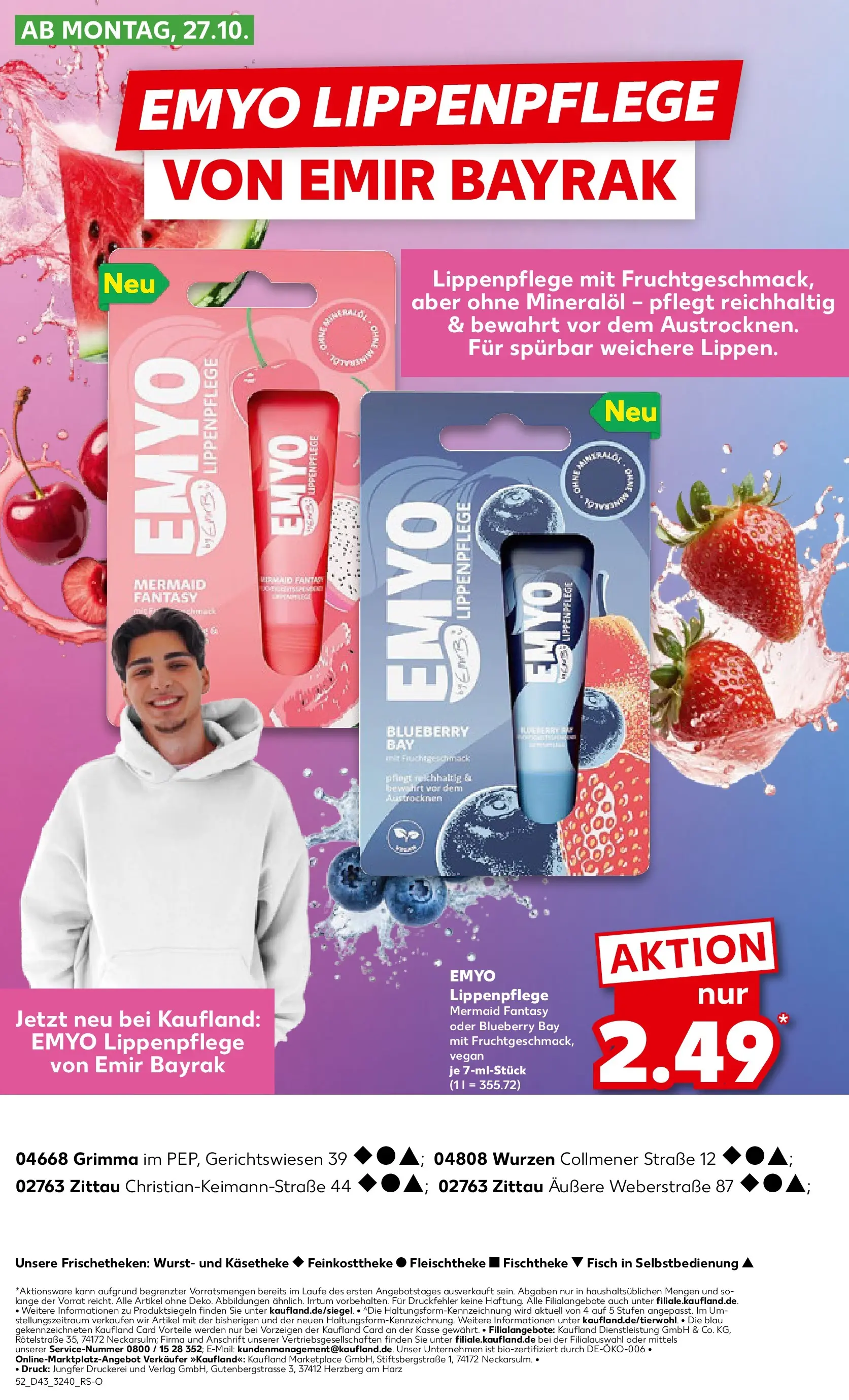 Prospekt Kaufland ab 27.10.2025 » Angebote Online zum Blättern | Seite: 52 | Produkte: Wurst