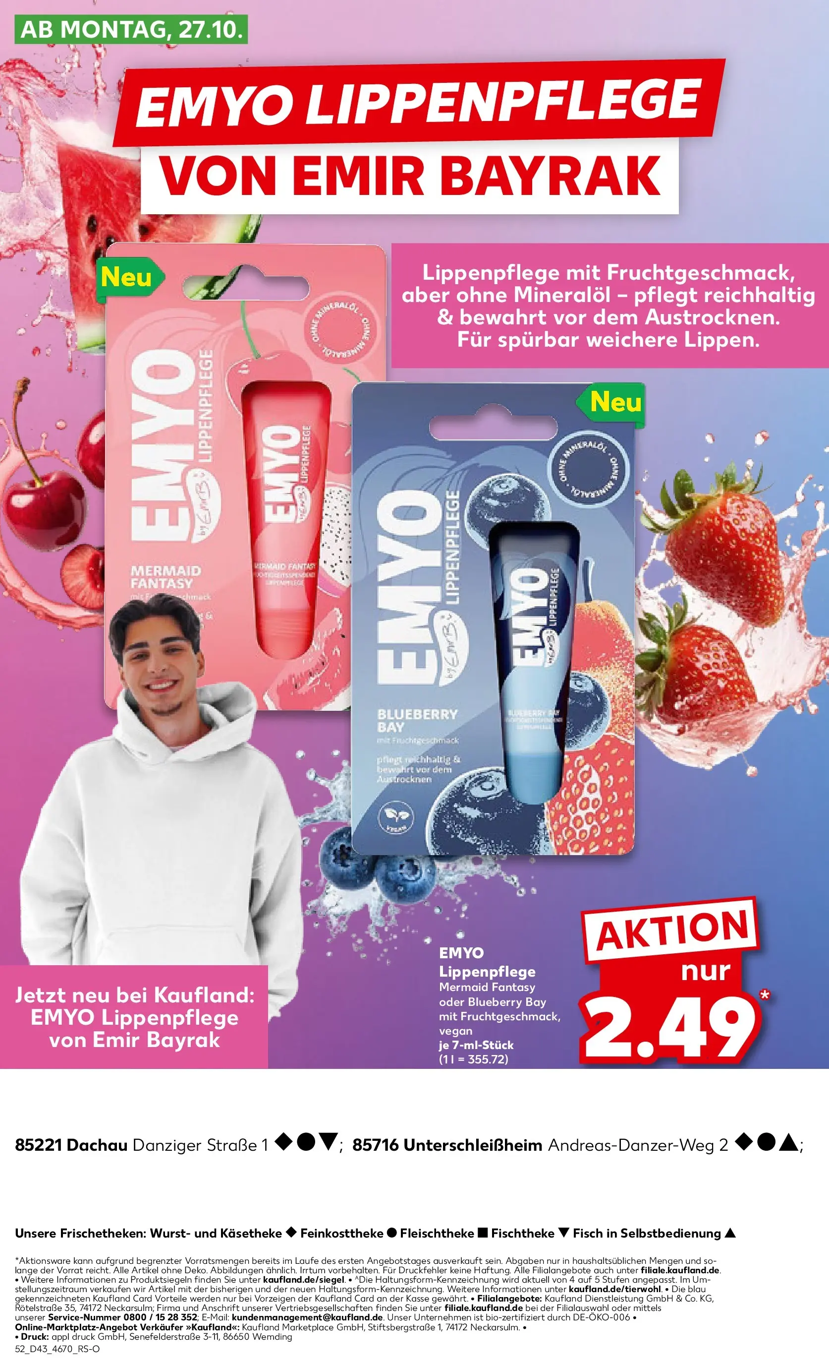 Prospekt Kaufland ab 27.10.2025 » Angebote Online zum Blättern | Seite: 52 | Produkte: Wurst, Lip Balm