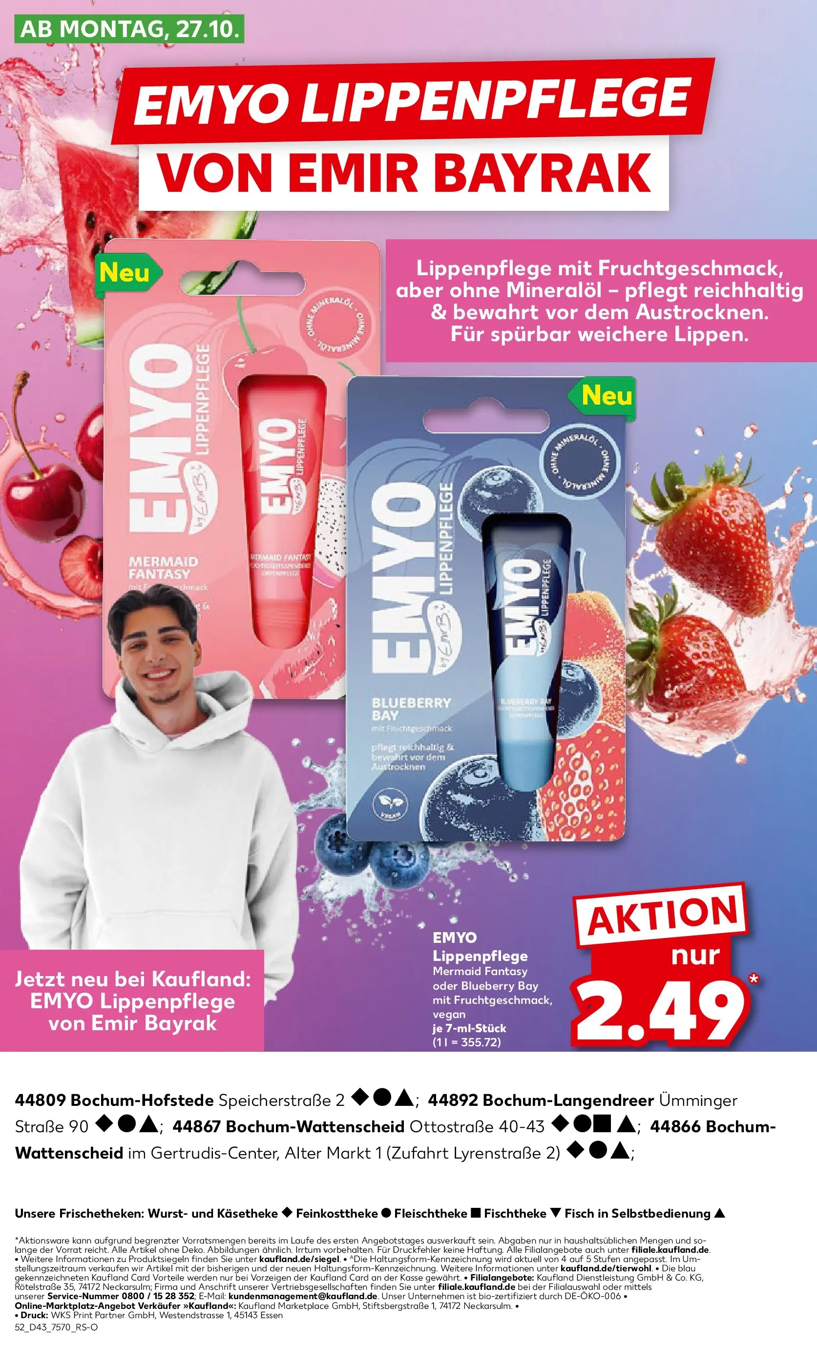 Prospekt Kaufland ab 26.10.2025 » Angebote Online zum Blättern | Seite: 52 | Produkte: Wurst, Lip Balm
