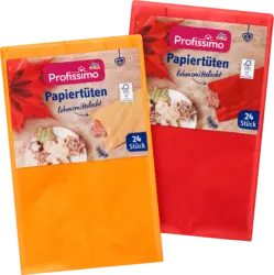 Profissimo Papiertüten sortiert