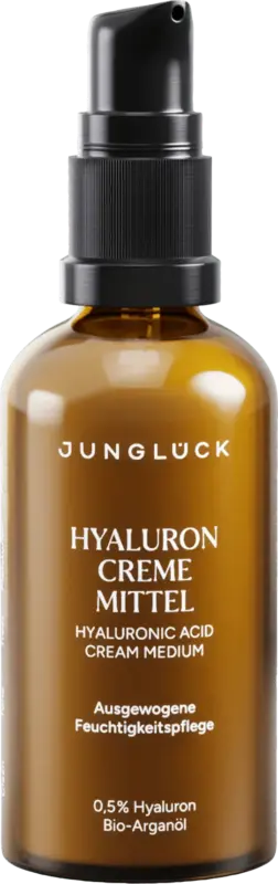 JUNGLÜCK Gesichtscreme mit Hyaluron, mittel
