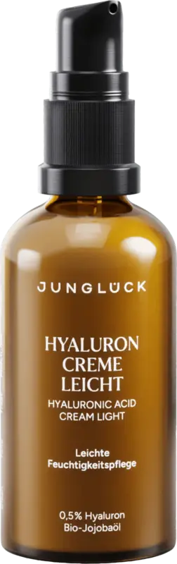 JUNGLÜCK Gesichtscreme mit Hyaluron, leicht