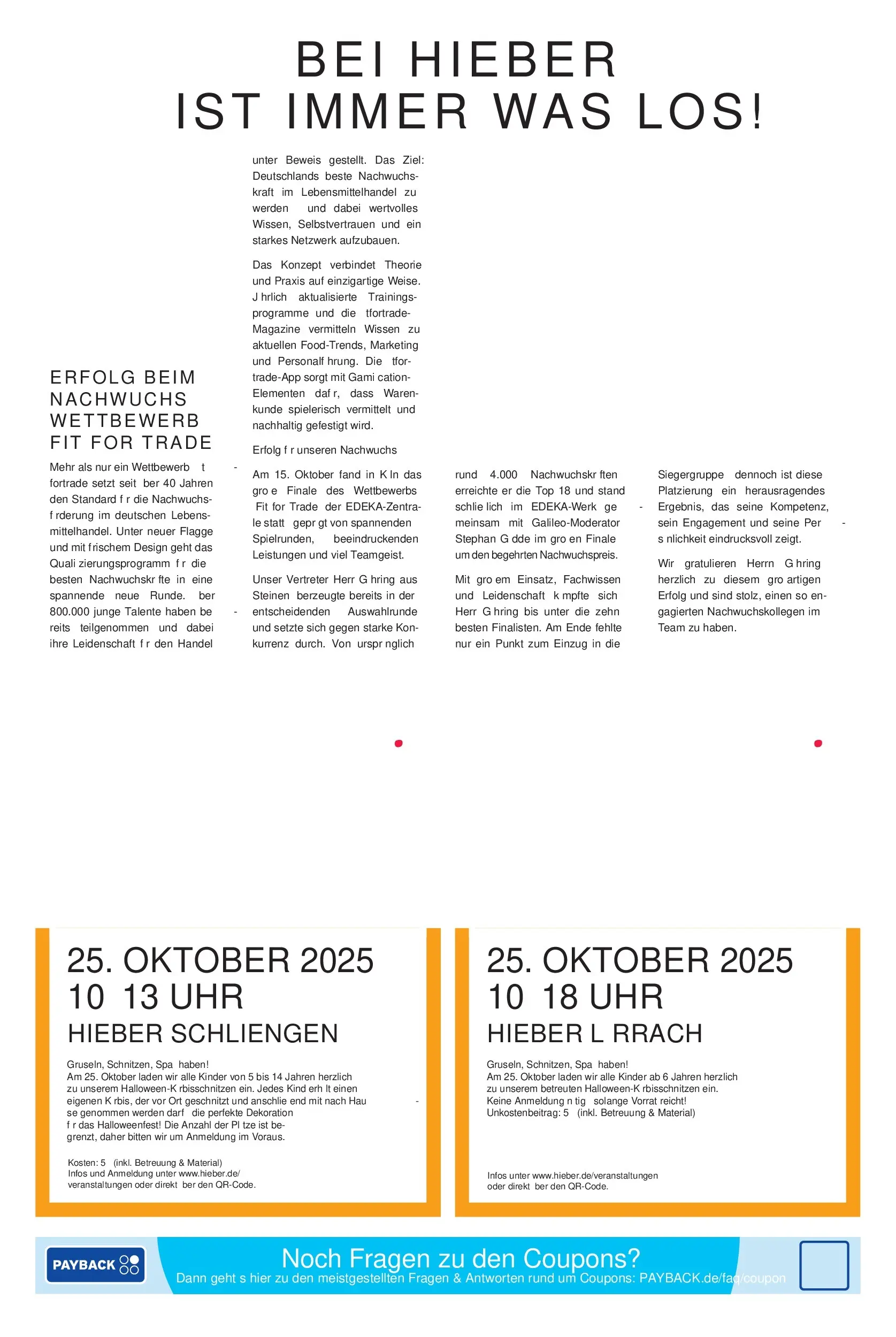 Entdecke - Hieber's Frischecenter: Meine Woche (ab 26.10.2025) zum Blättern | Seite: 9 | Produkte: Top, Uhr