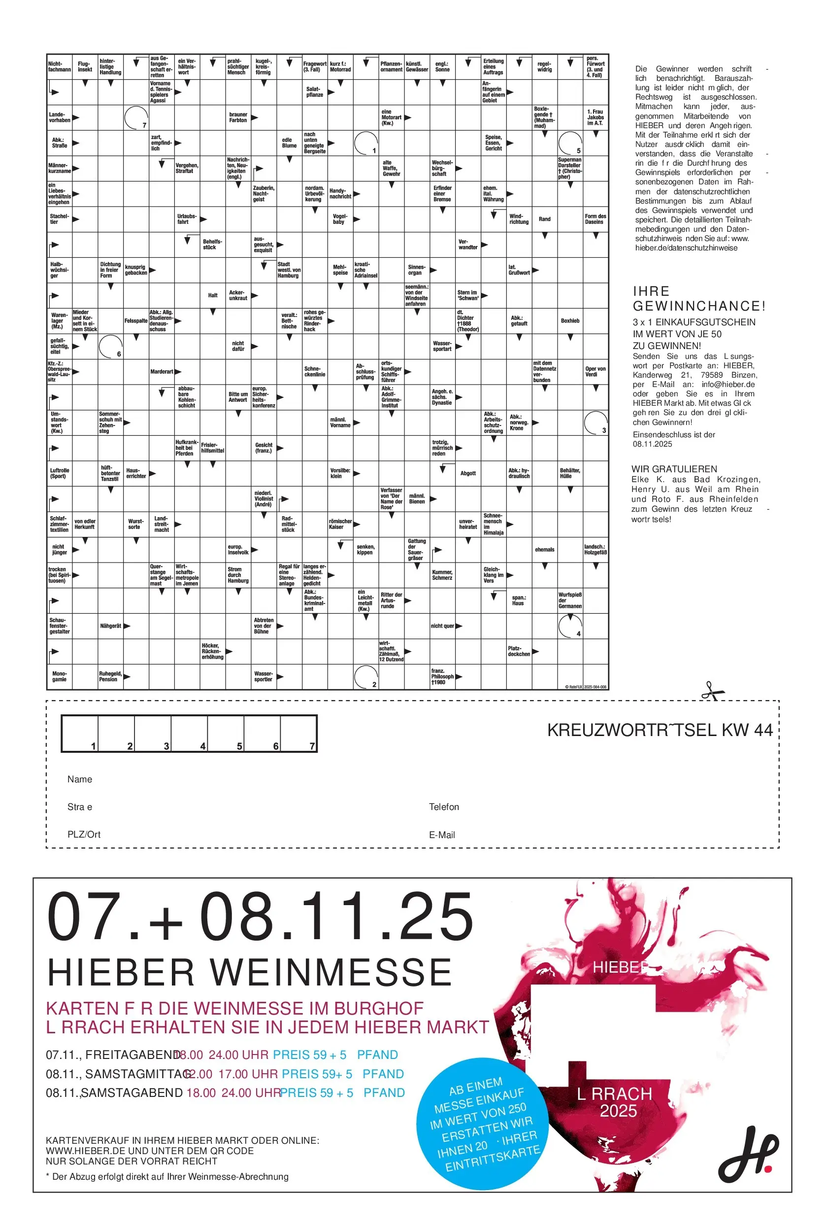 Entdecke - Hieber's Frischecenter: Meine Woche (ab 26.10.2025) zum Blättern | Seite: 15 | Produkte: Hülle, Mehl, Bad, Telefon