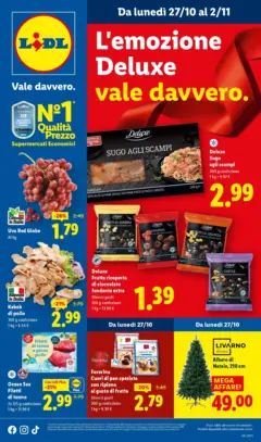 Anteprima del volantino Lidl - L'emozione Deluxe vale davvero. valido a partire dal 26.10.2025