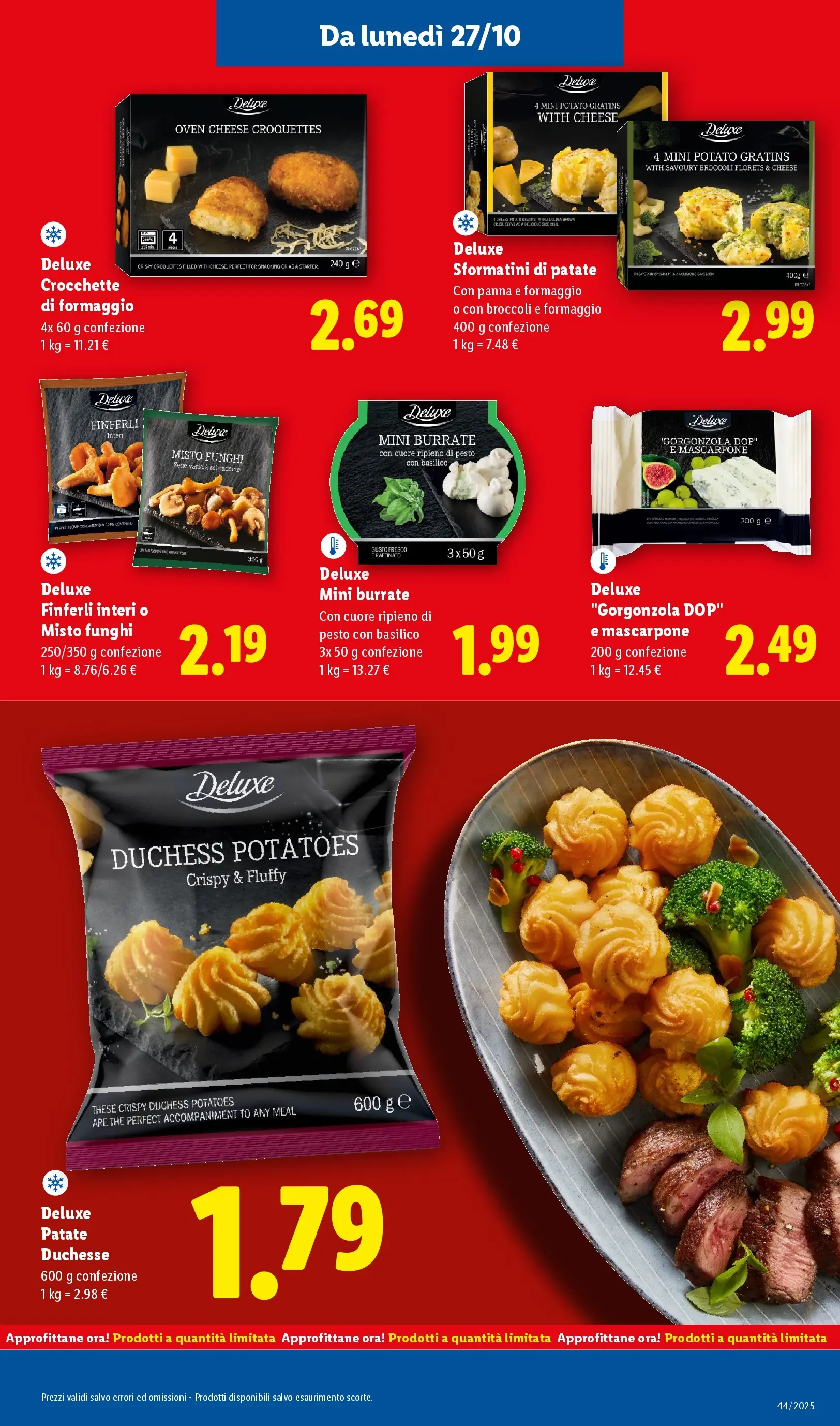 LIDL volantino della prossima settimana dal ﻿26/10/2025﻿ 📣 | Pagina: 11 | Prodotti: Formaggio, Crocchette, Pesto, Mascarpone