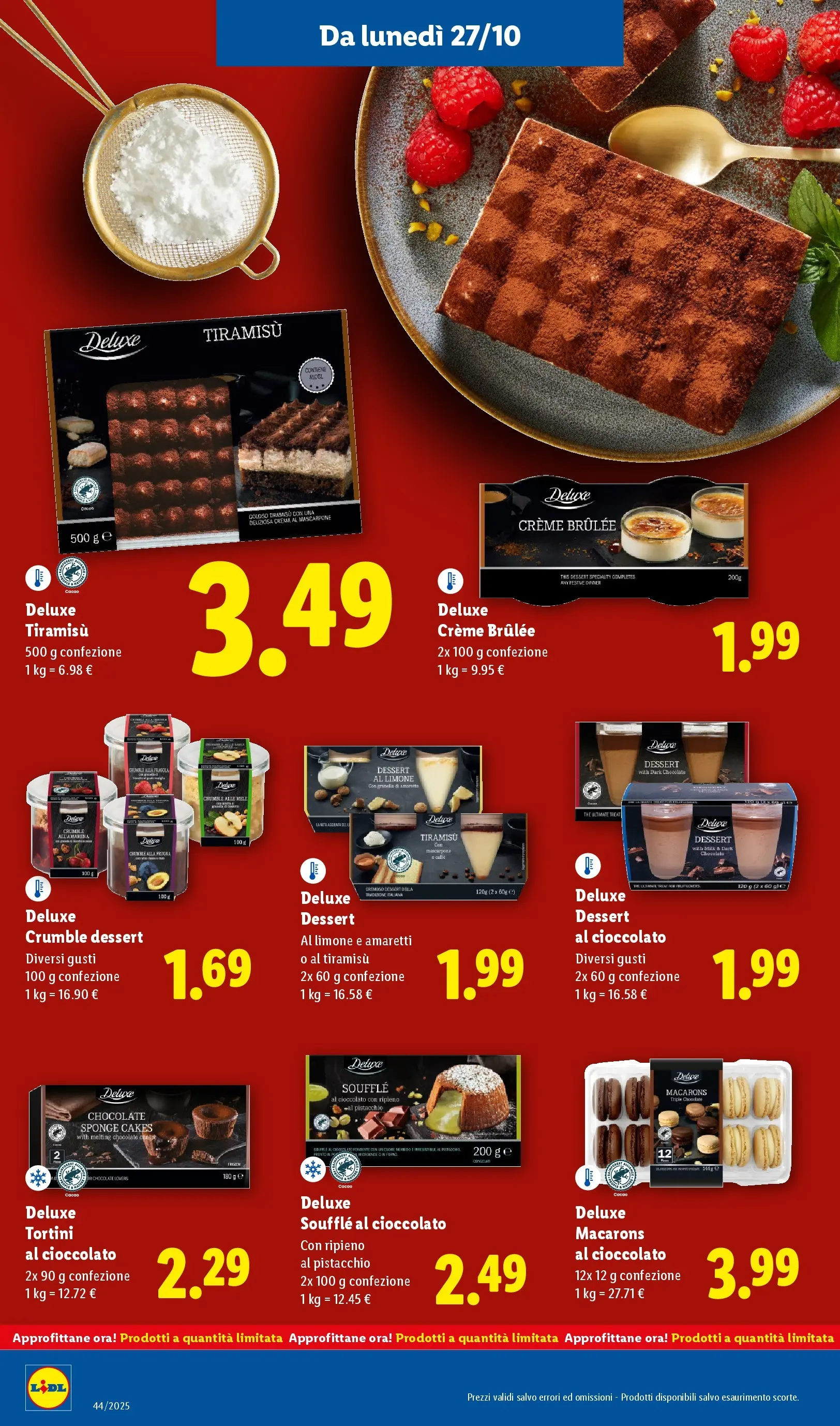 LIDL volantino della prossima settimana dal ﻿26/10/2025﻿ 📣 | Pagina: 12 | Prodotti: Crema, Cioccolato, Limone, Cacao