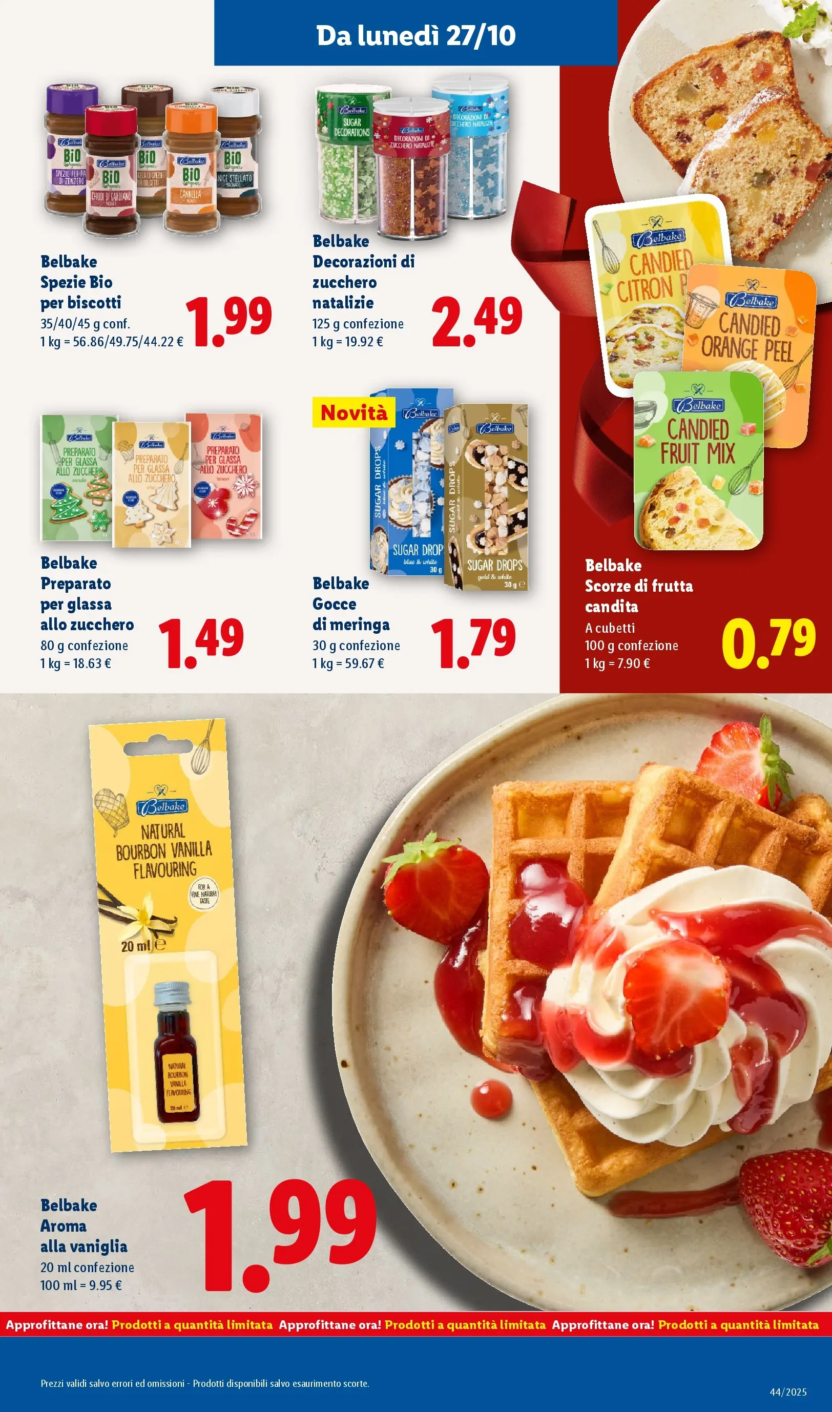 LIDL volantino della prossima settimana dal ﻿26/10/2025﻿ 📣 | Pagina: 17 | Prodotti: Bourbon, Biscotti, Glassa, Decorazioni