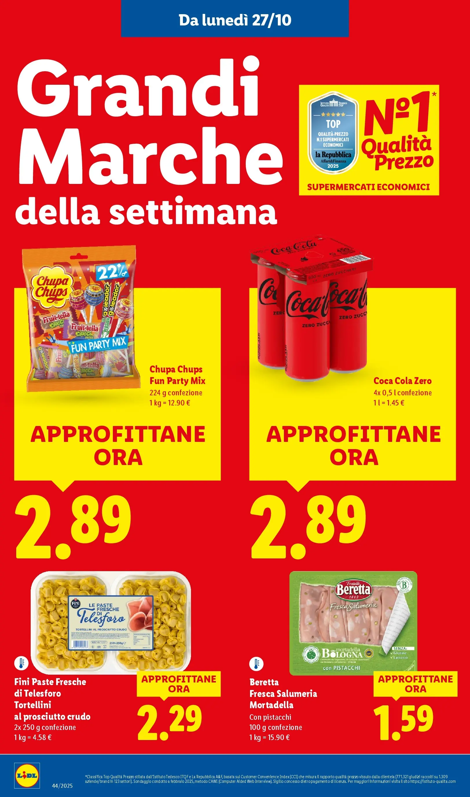 LIDL volantino della prossima settimana dal ﻿26/10/2025﻿ 📣 | Pagina: 24 | Prodotti: Top, Computer, Mortadella, Coca Cola