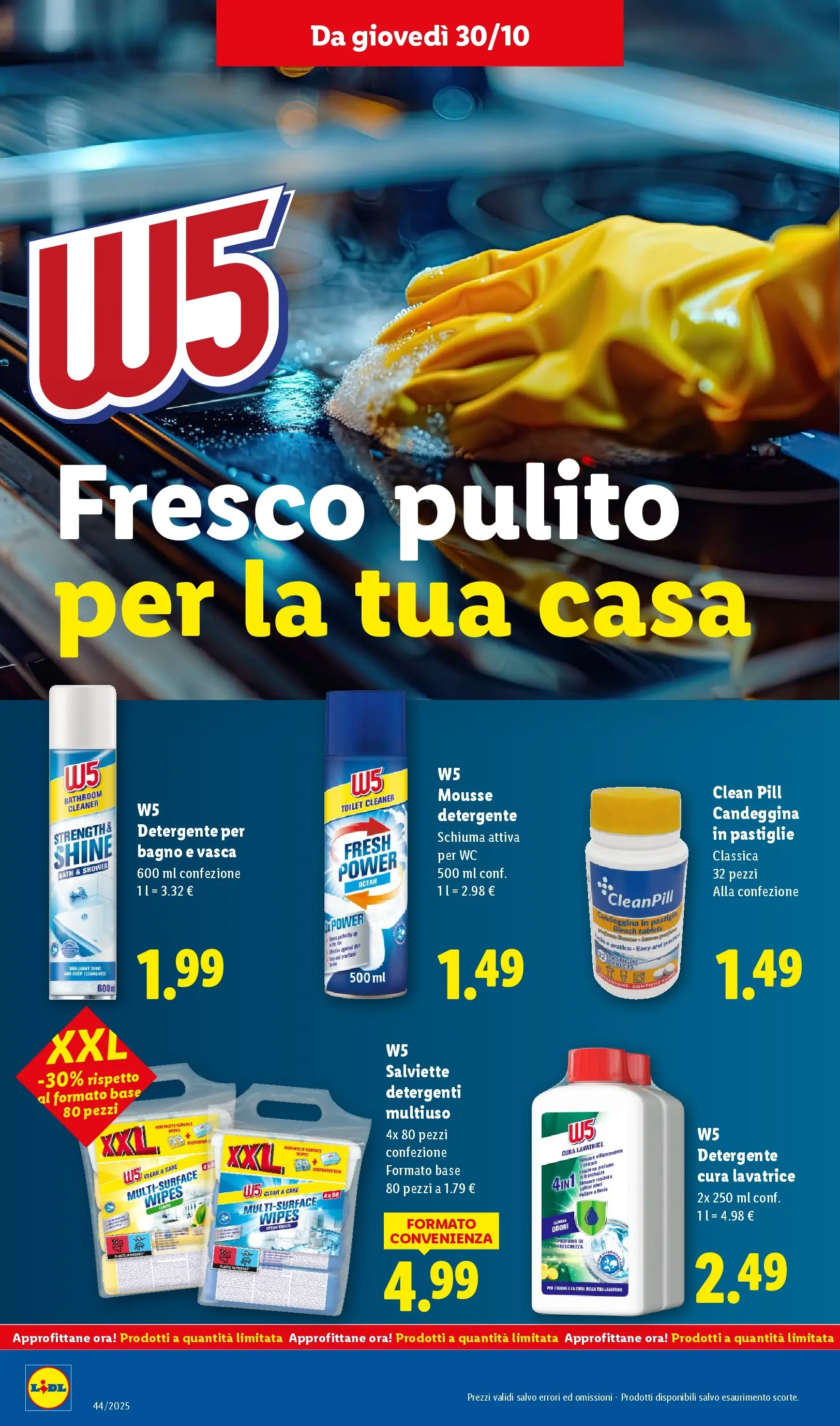 LIDL volantino della prossima settimana dal ﻿26/10/2025﻿ 📣 | Pagina: 30 | Prodotti: Detergente, Lavatrice, WC, Bagno