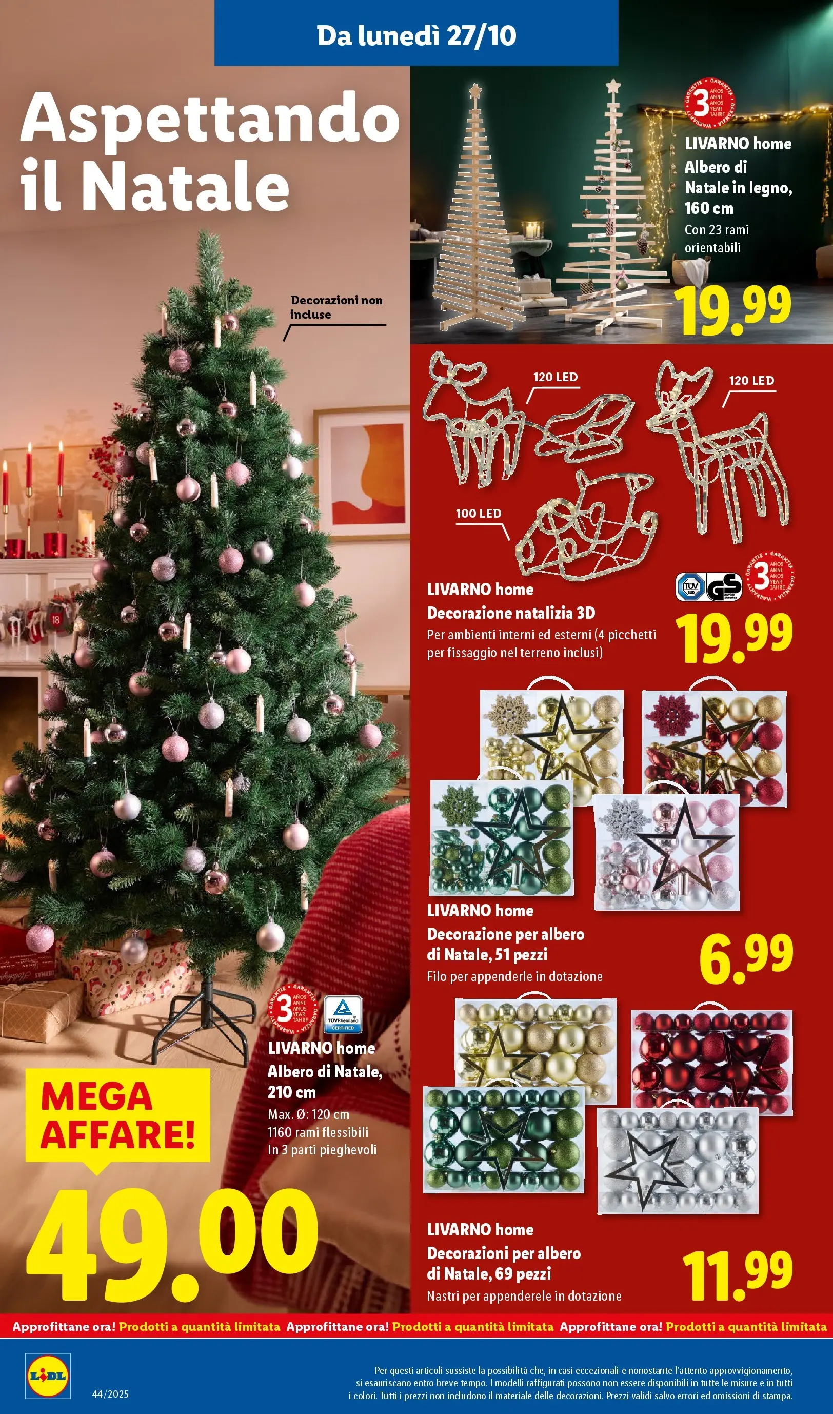 LIDL volantino della prossima settimana dal ﻿26/10/2025﻿ 📣 | Pagina: 32 | Prodotti: Albero di natale, Decorazioni