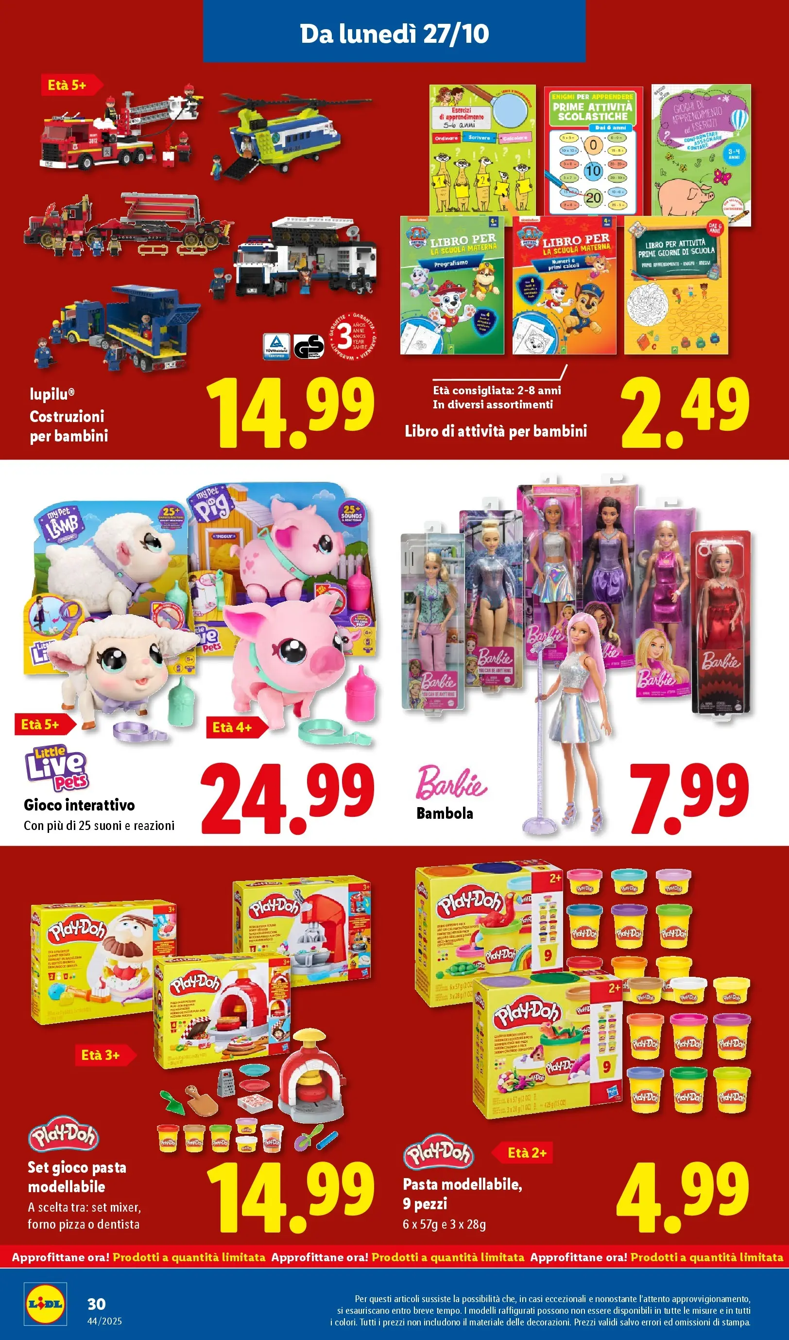 LIDL volantino della prossima settimana dal ﻿26/10/2025﻿ 📣 | Pagina: 36 | Prodotti: Pizza, Pasta, Gioco, Forno
