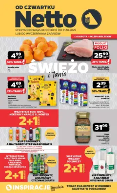Pogląd oferty "Netto - NETTO T44B Food ważne do 31.10" - ważna od 29.10.2025 Pogląd oferty "Netto - NETTO T44B Food ważne do 31.10" - ważna od 29.10.2025