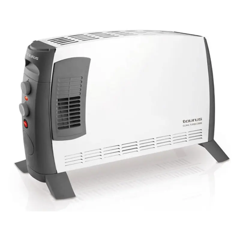 КОНВЕКТОР TAURUS CLIMA TURBO 2000 NEW ОТОПЛЯЕМА ПЛОЩ ДО 16.00 m², БЯЛ, 2000.0 W
