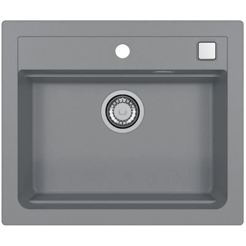 ГРАНИТНА КУХНЕНСКА МИВКА ALVEUS ATROX 30 59Х50Х19.5 СМ. СИВА