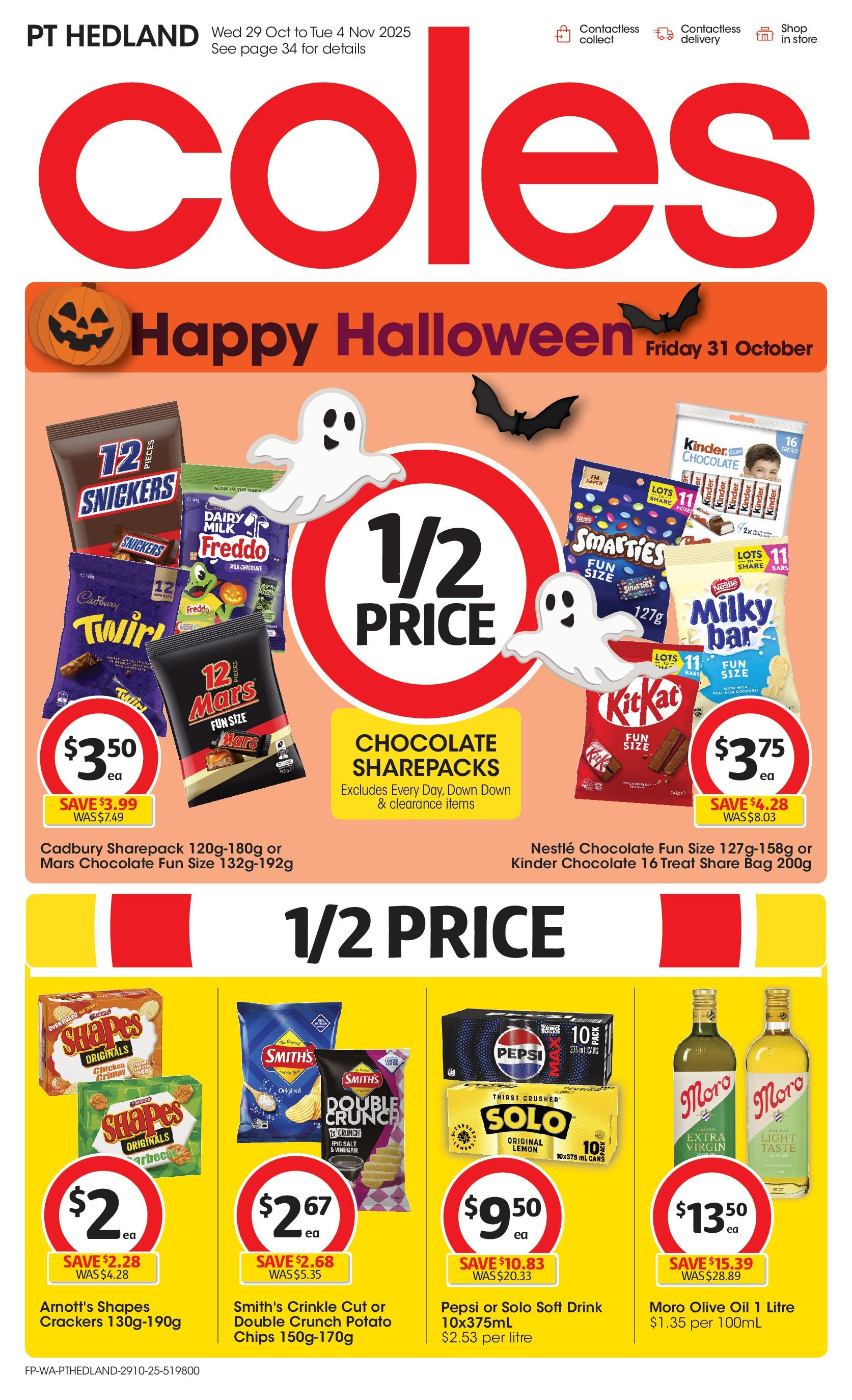 ﻿﻿Coles catalogue valid from 28/10/2025 > Online Australia | Page: 1 | Products: Crackers, Chicken, Chips, Oven