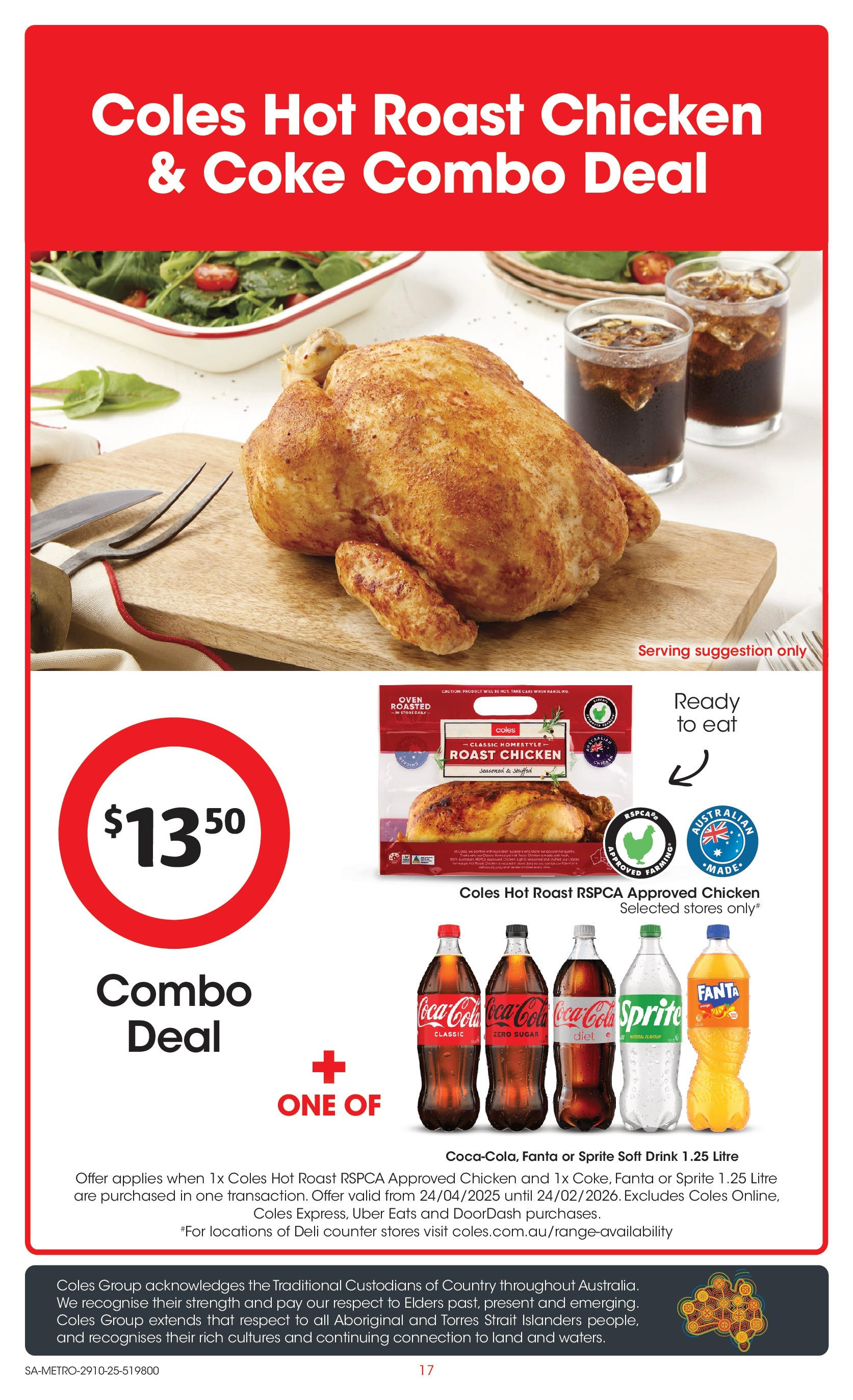 ﻿﻿Coles catalogue valid from 28/10/2025 > Online Australia | Page: 17 | Products: Chicken, Coke, Sugar, Oven