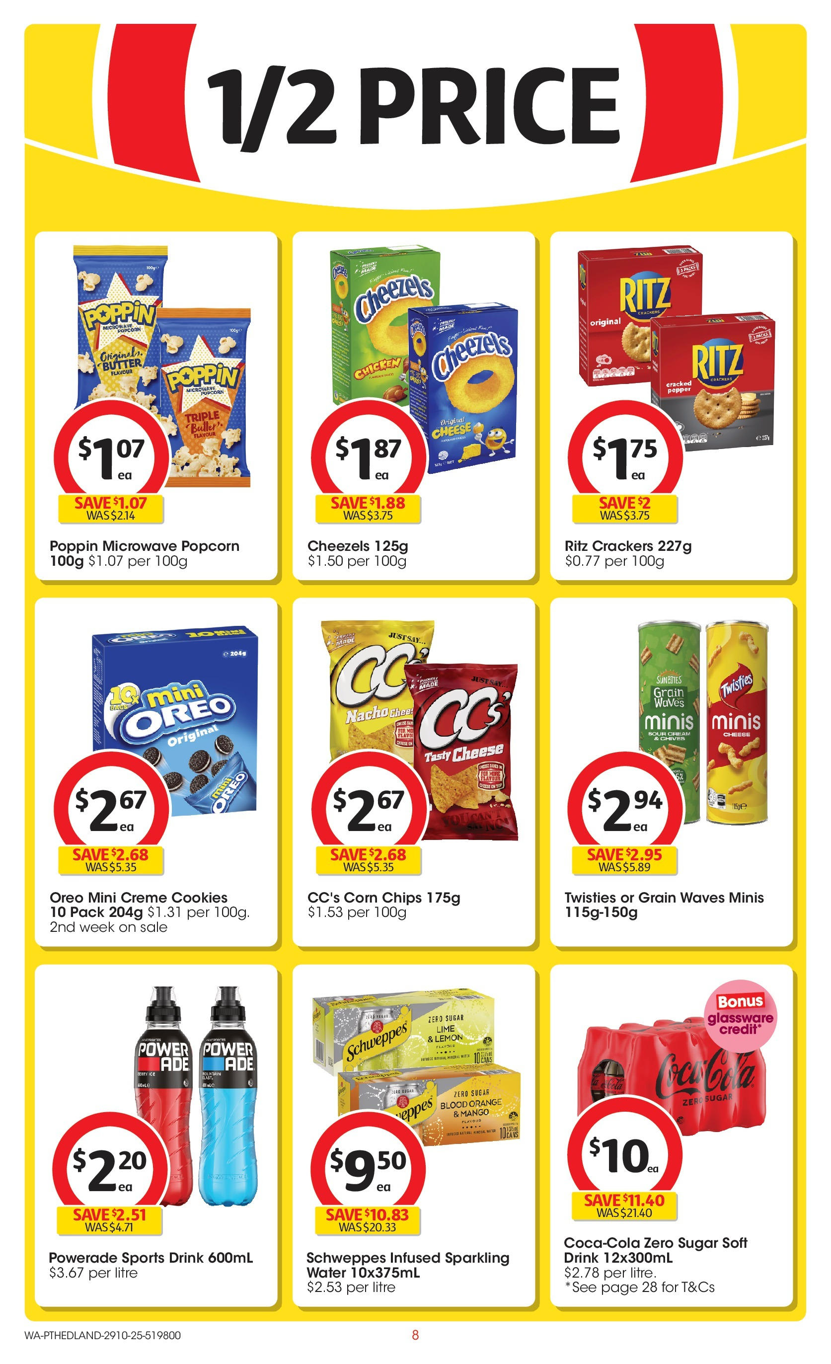 ﻿﻿Coles catalogue valid from 28/10/2025 > Online Australia | Page: 8 | Products: Water, Sugar, Lemon, Lime