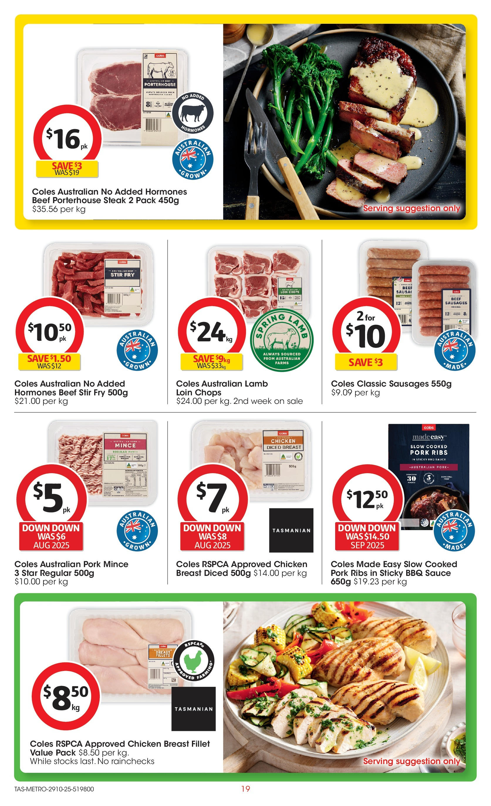 ﻿﻿Coles catalogue valid from 29/10/2025 > Online Australia | Page: 19 | Products: BBQ Sauce, Pork, Lamb, Lime