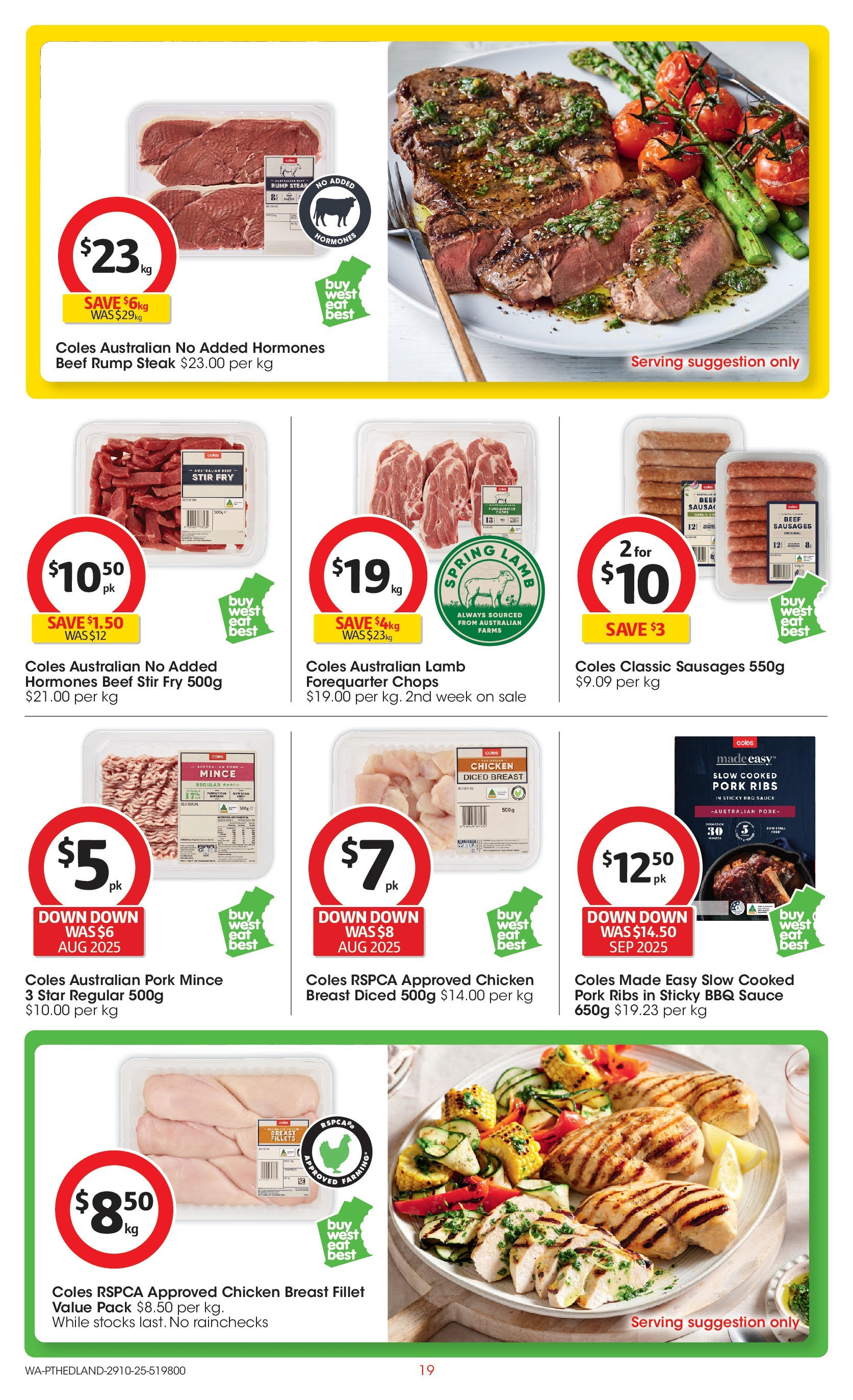 ﻿﻿Coles catalogue valid from 28/10/2025 > Online Australia | Page: 19 | Products: BBQ Sauce, Lamb, Coke, Steak