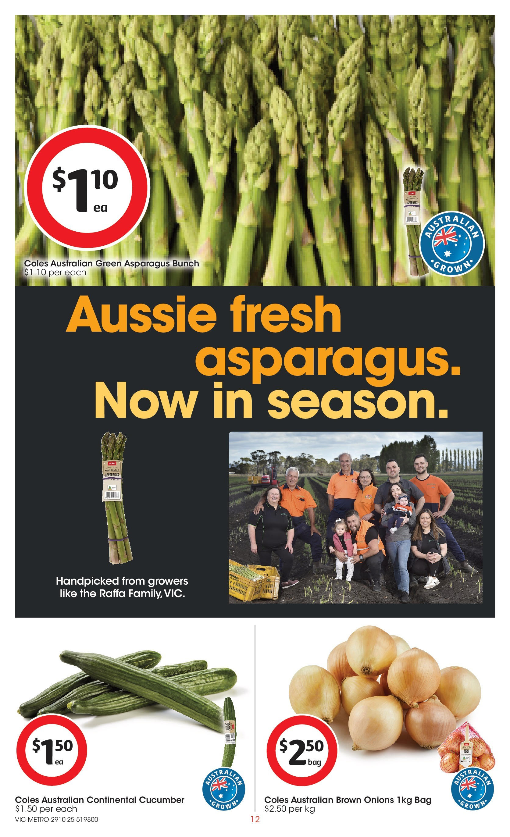 ﻿﻿Coles catalogue valid from 29/10/2025 > Online Australia | Page: 12 | Products: Onions, Bag