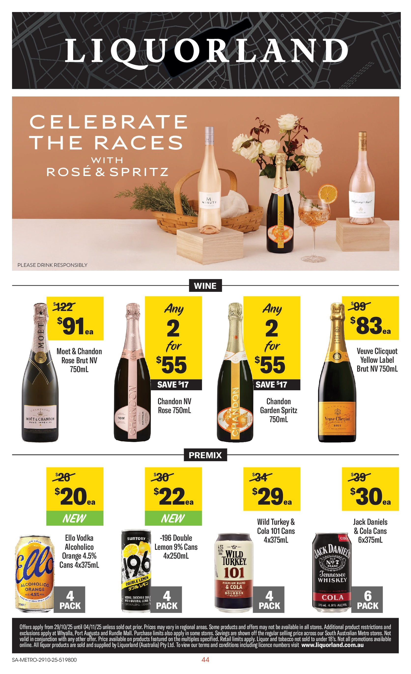 ﻿﻿Coles catalogue valid from 28/10/2025 > Online Australia | Page: 44 | Products: Juice, Bourbon, Vodka, Whiskey