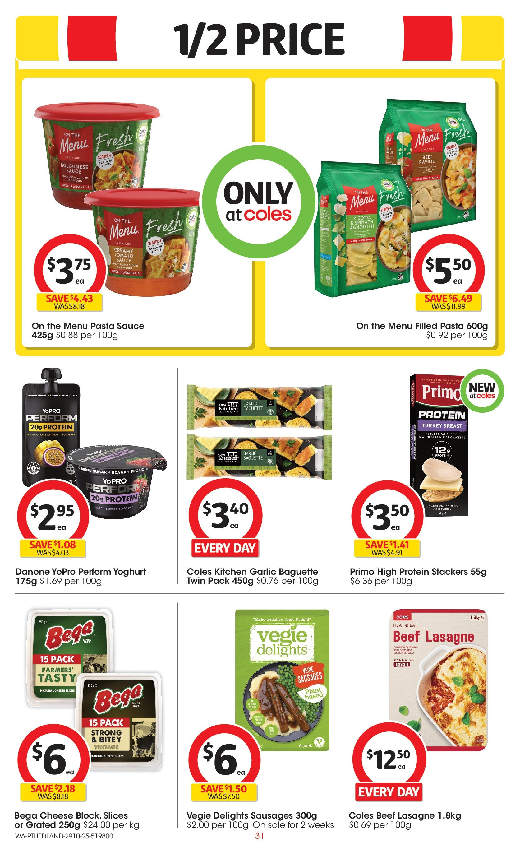 ﻿﻿Coles catalogue valid from 28/10/2025 > Online Australia | Page: 31 | Products: Crackers, Rice, Beef, Mango