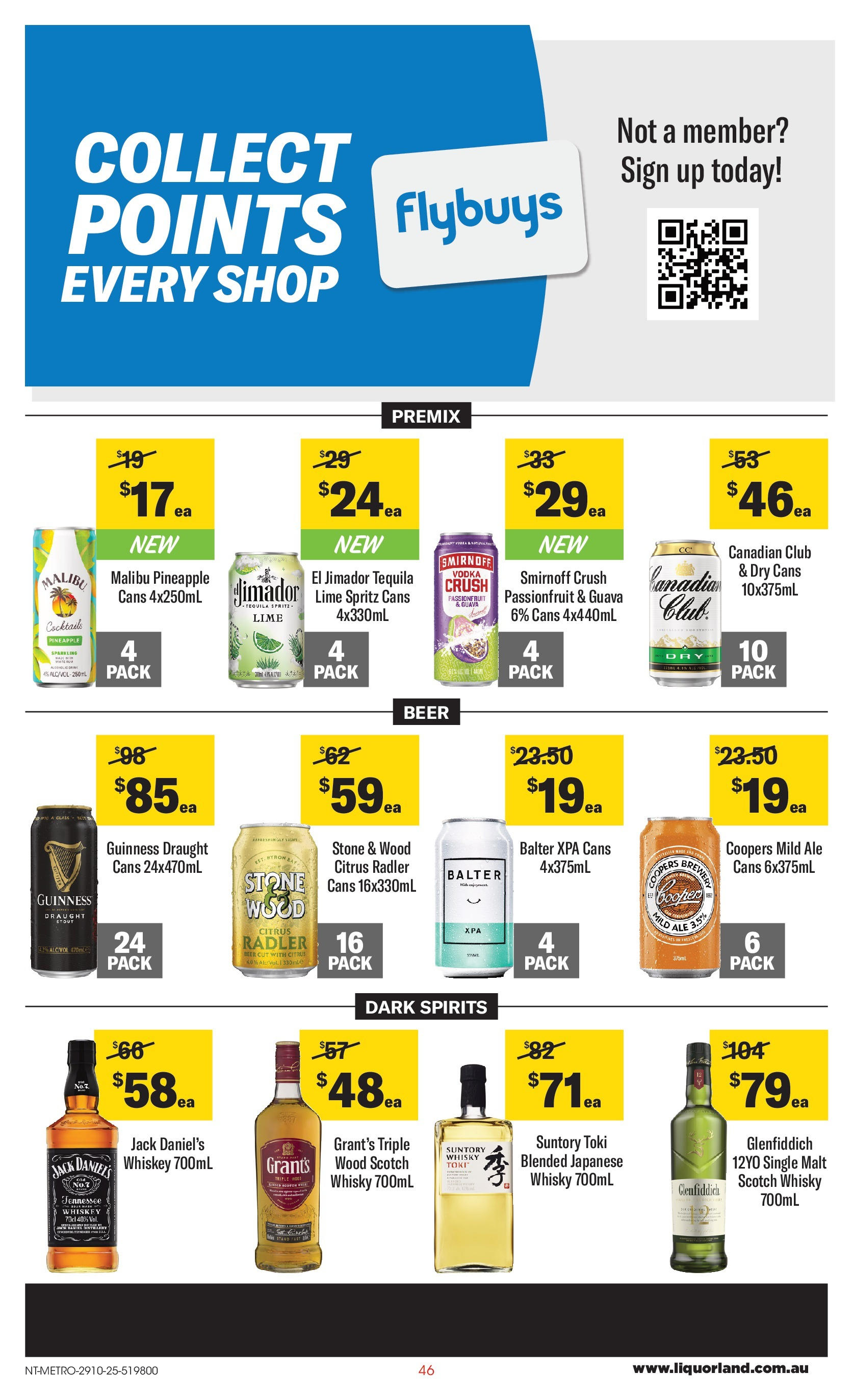 ﻿﻿Coles catalogue valid from 29/10/2025 > Online Australia | Page: 46 | Products: Pineapple, Passionfruit, Vodka, Whiskey