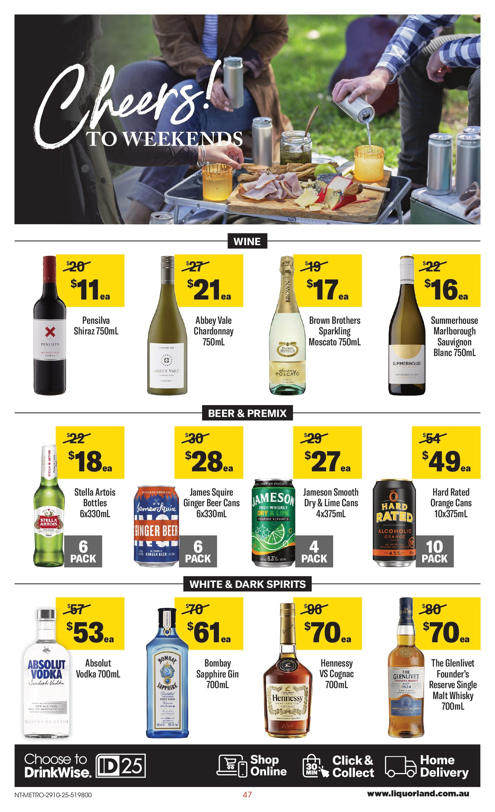 ﻿﻿Coles catalogue valid from 29/10/2025 > Online Australia | Page: 47 | Products: Ginger, Wine, Gin, Lime