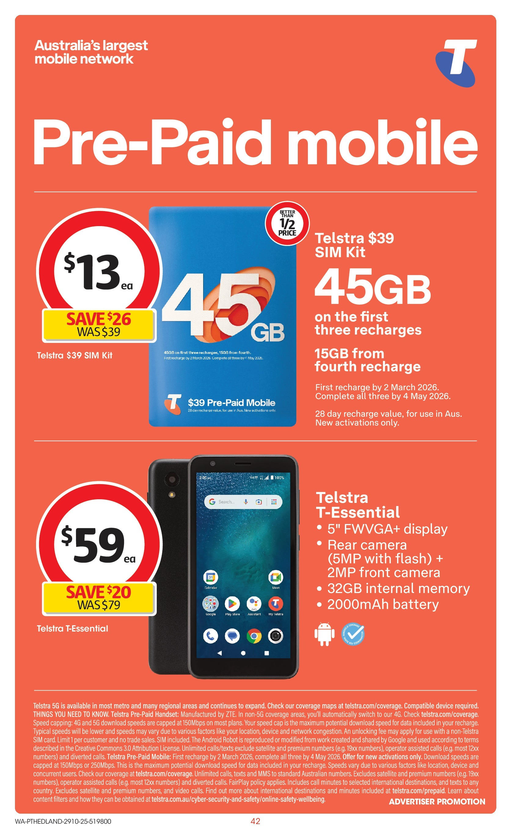 ﻿﻿Coles catalogue valid from 28/10/2025 > Online Australia | Page: 42 | Products: Cap, Satellite, Robot, Mobile