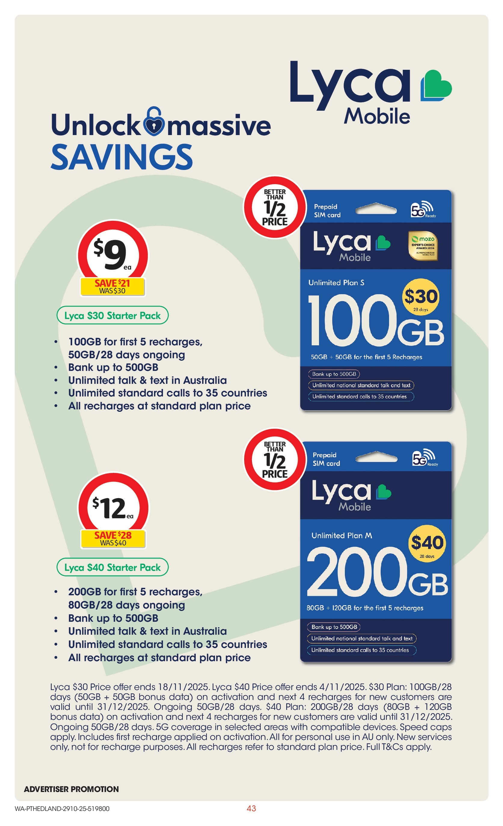 ﻿﻿Coles catalogue valid from 28/10/2025 > Online Australia | Page: 43 | Products: Mobile