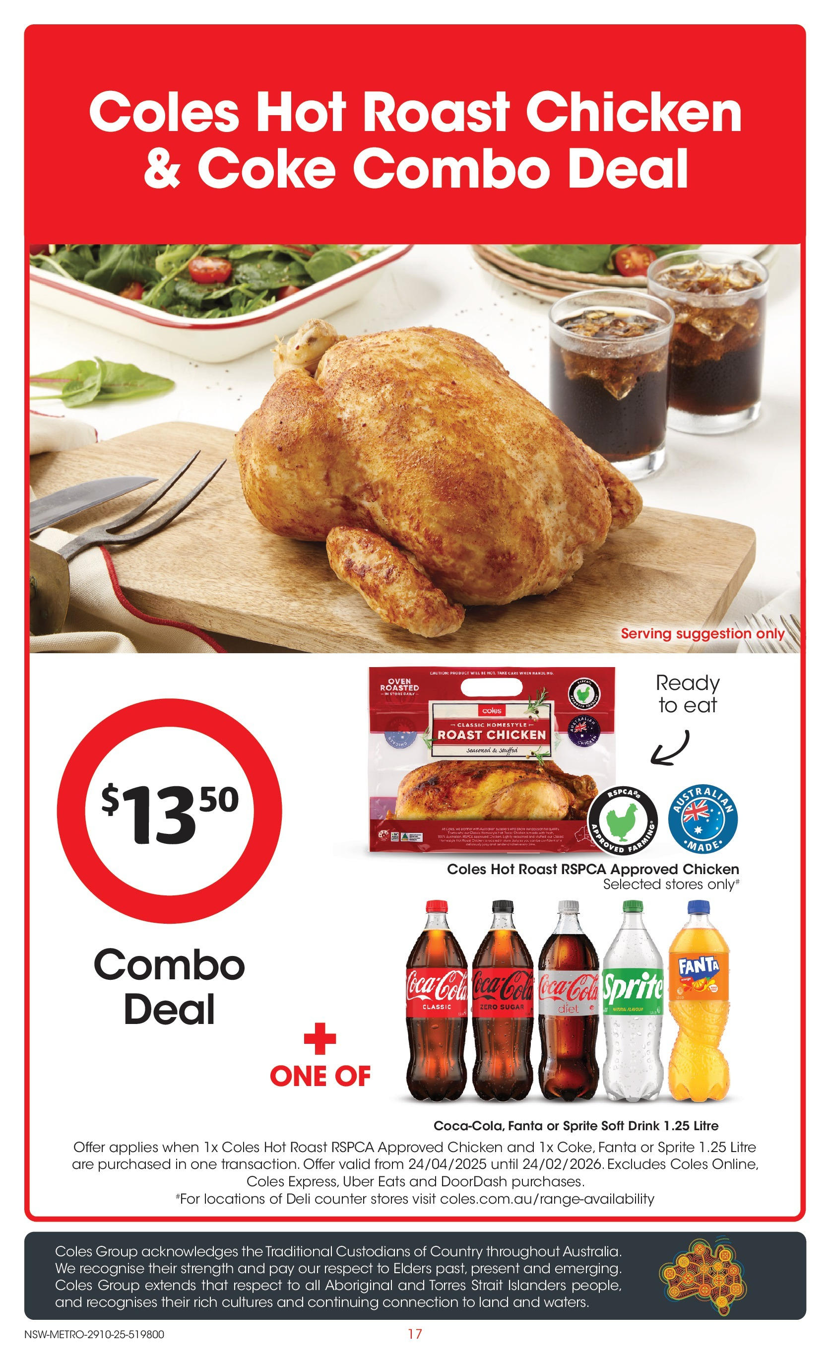 ﻿﻿Coles catalogue valid from 28/10/2025 > Online Australia | Page: 17 | Products: Chicken, Coke, Sugar, Oven