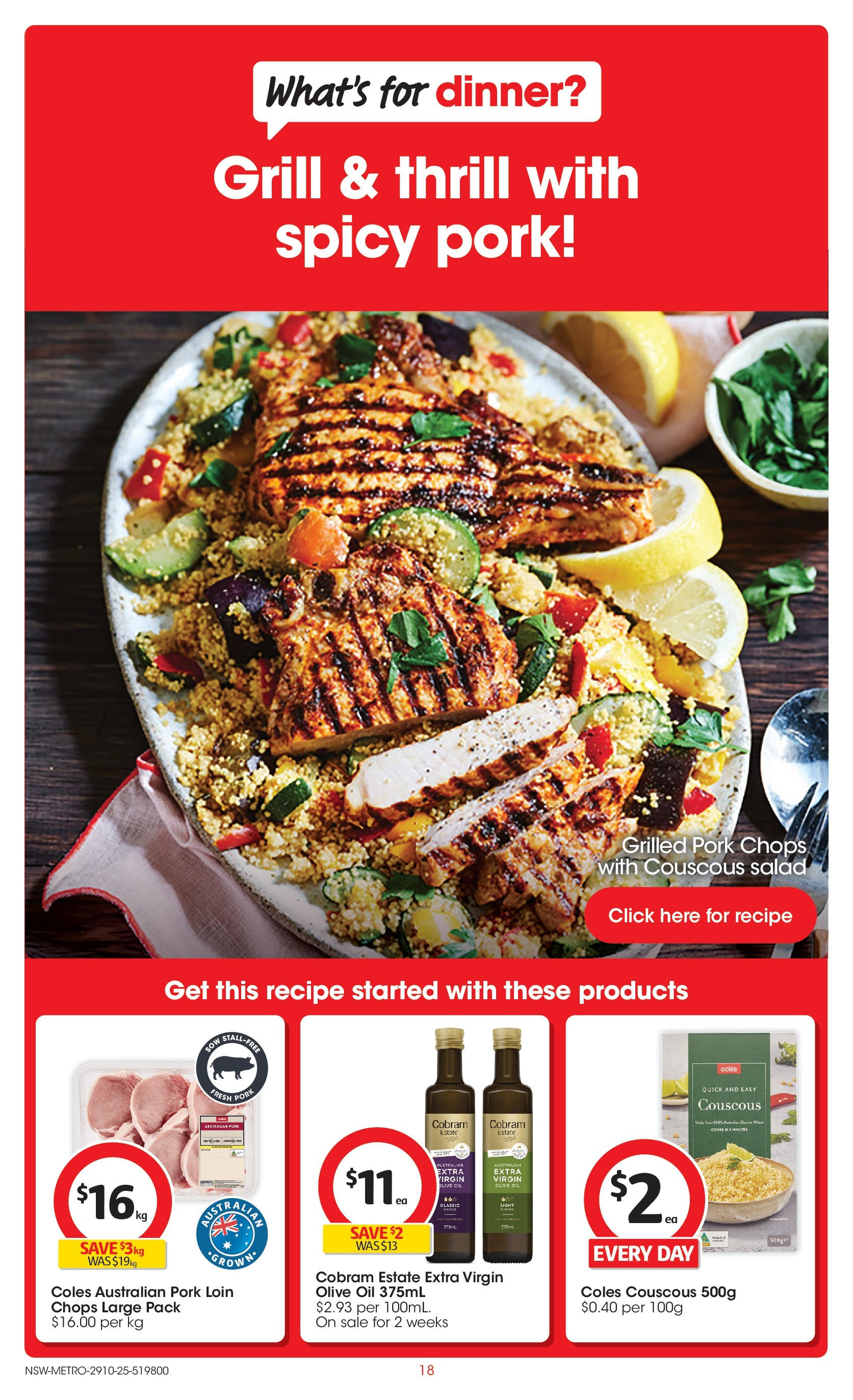 ﻿﻿Coles catalogue valid from 28/10/2025 > Online Australia | Page: 18 | Products: Light, Oil, Olive oil, Salad