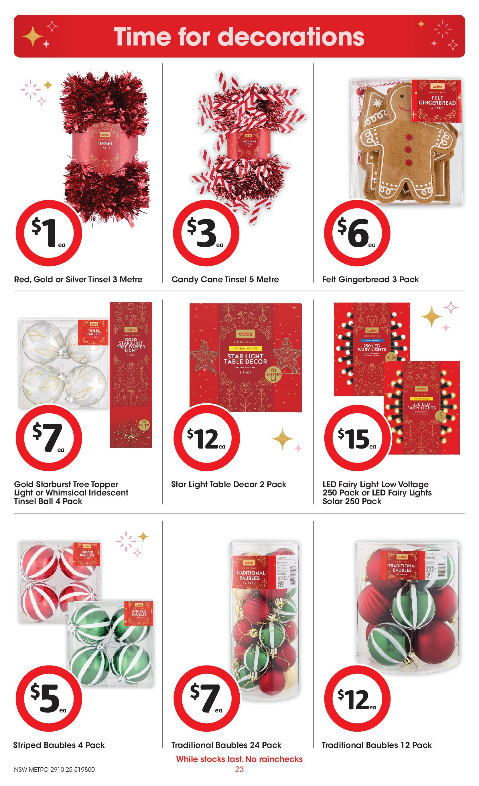 ﻿﻿Coles catalogue valid from 28/10/2025 > Online Australia | Page: 23 | Products: Table, Decor, Light