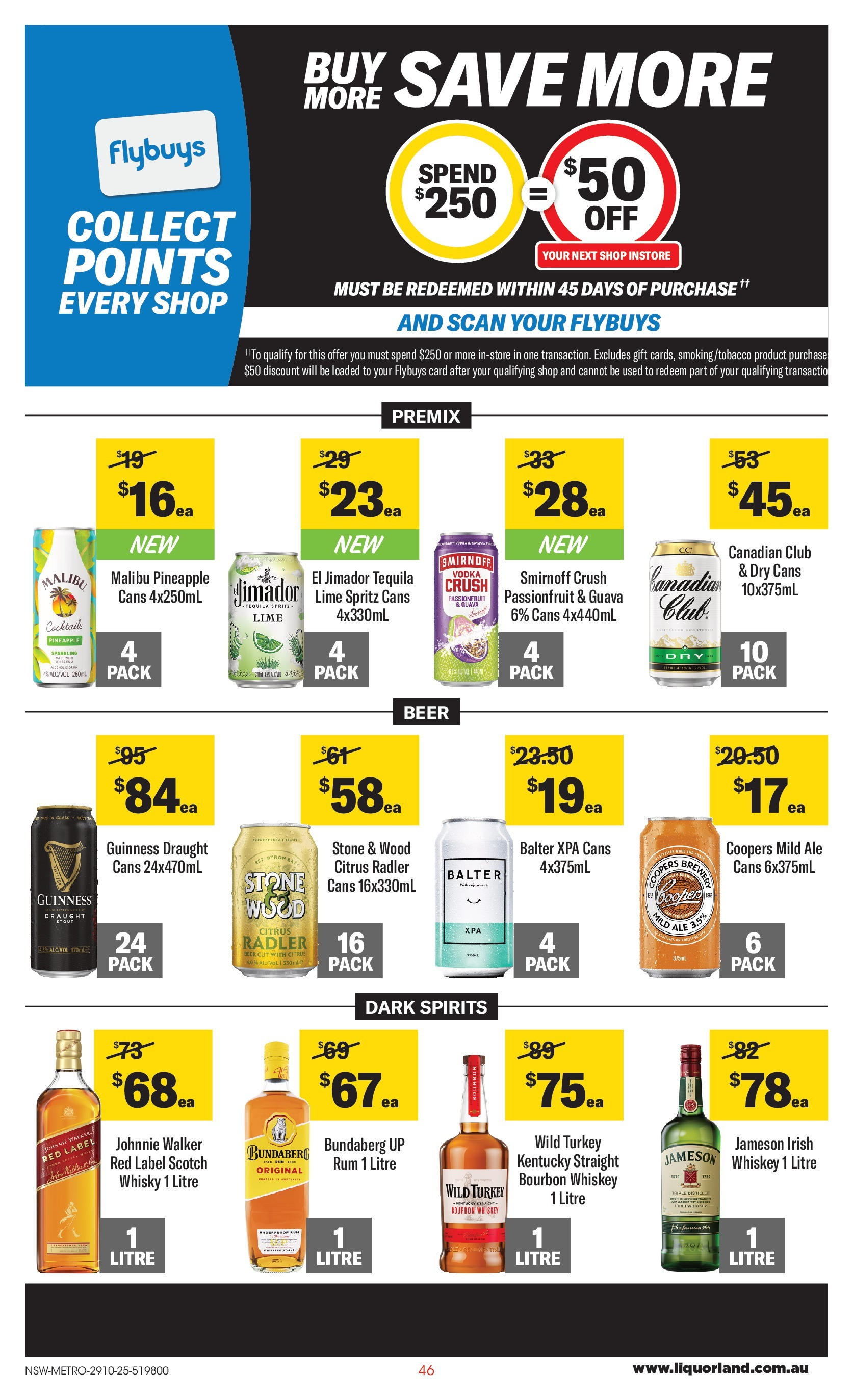 ﻿﻿Coles catalogue valid from 28/10/2025 > Online Australia | Page: 46 | Products: Passionfruit, Whiskey, Wood, Turkey