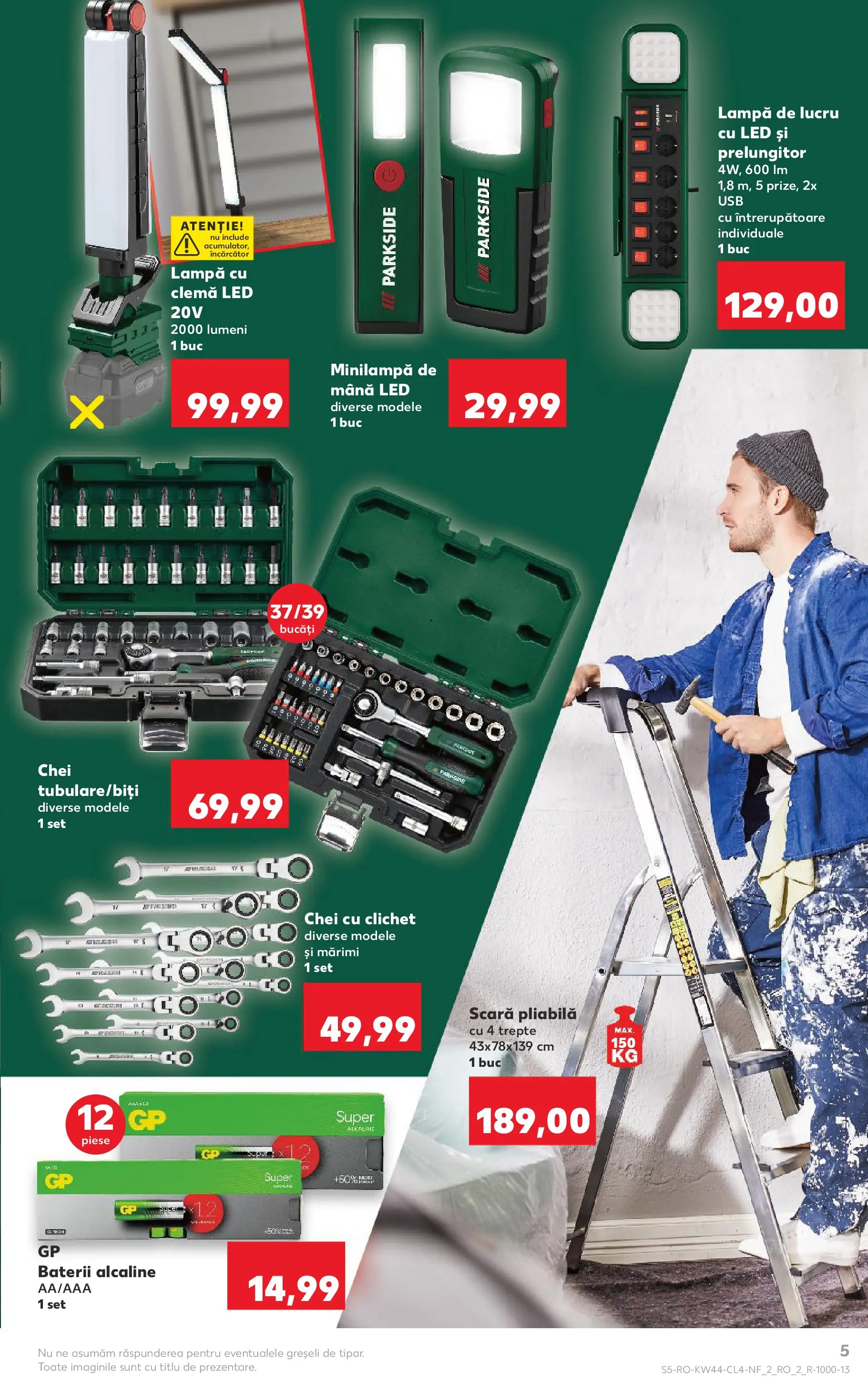 Catalog Kaufland - Constanța 29.10.2025 - Revista si Oferta | Pagină: 5 | Produse: Încărcător, Scară, Babak, Baterii