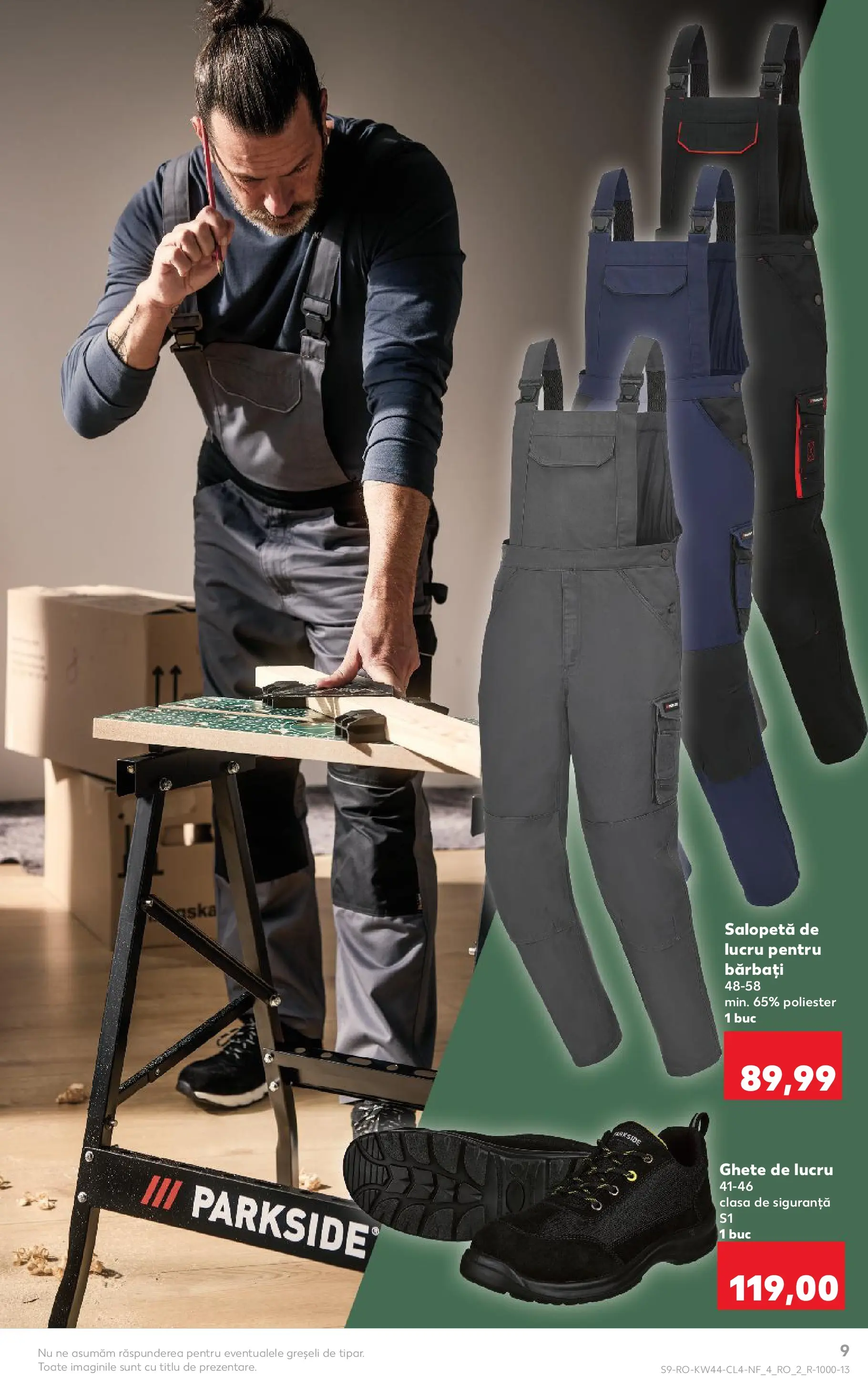 Catalog Kaufland - Constanța 29.10.2025 - Revista si Oferta | Pagină: 9 | Produse: Salopetă, Ghete