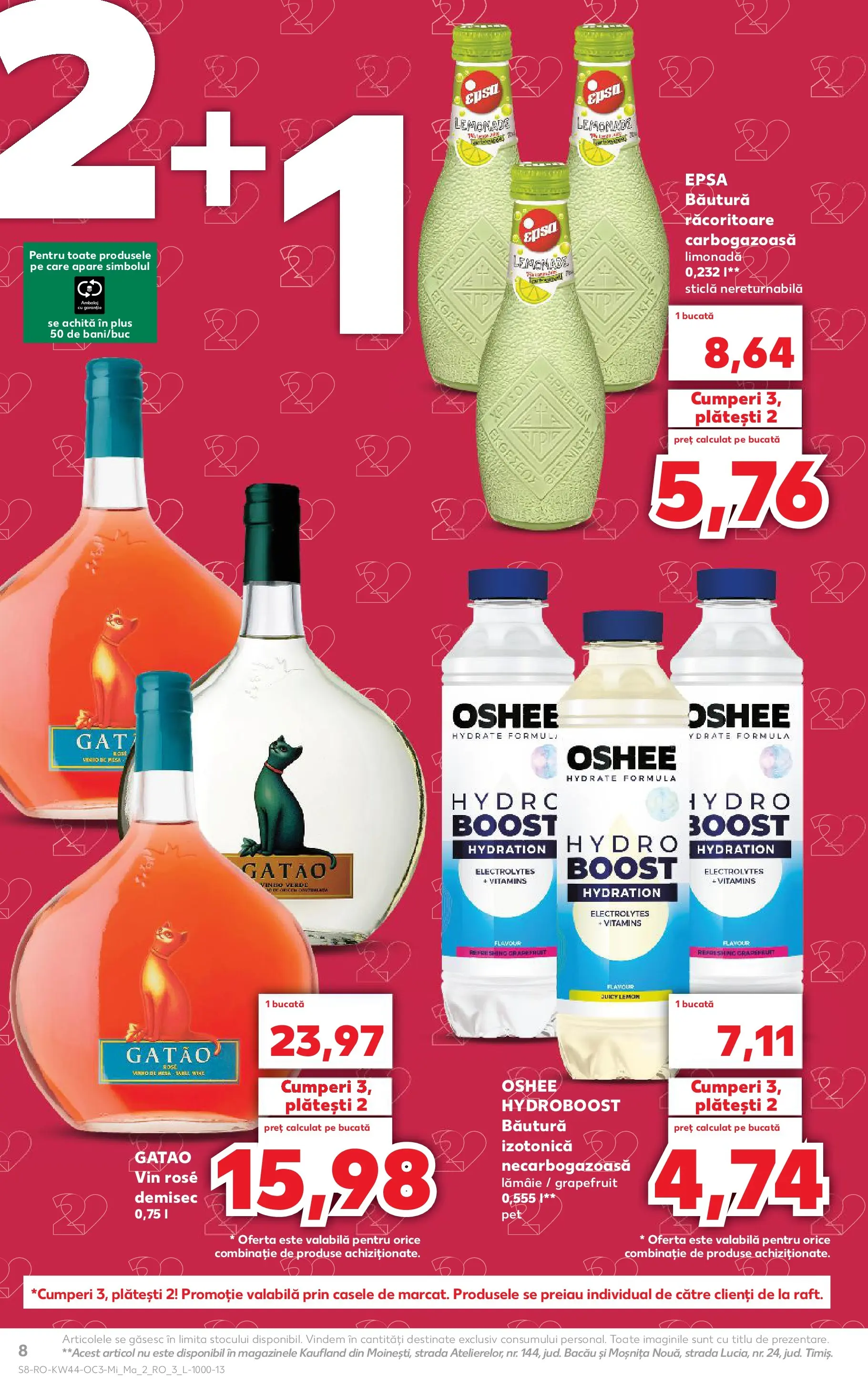 Catalog Kaufland - Constanța 28.10.2025 - Revista si Oferta | Pagină: 8 | Produse: Sıcak su torbası, Vin, Lămâie