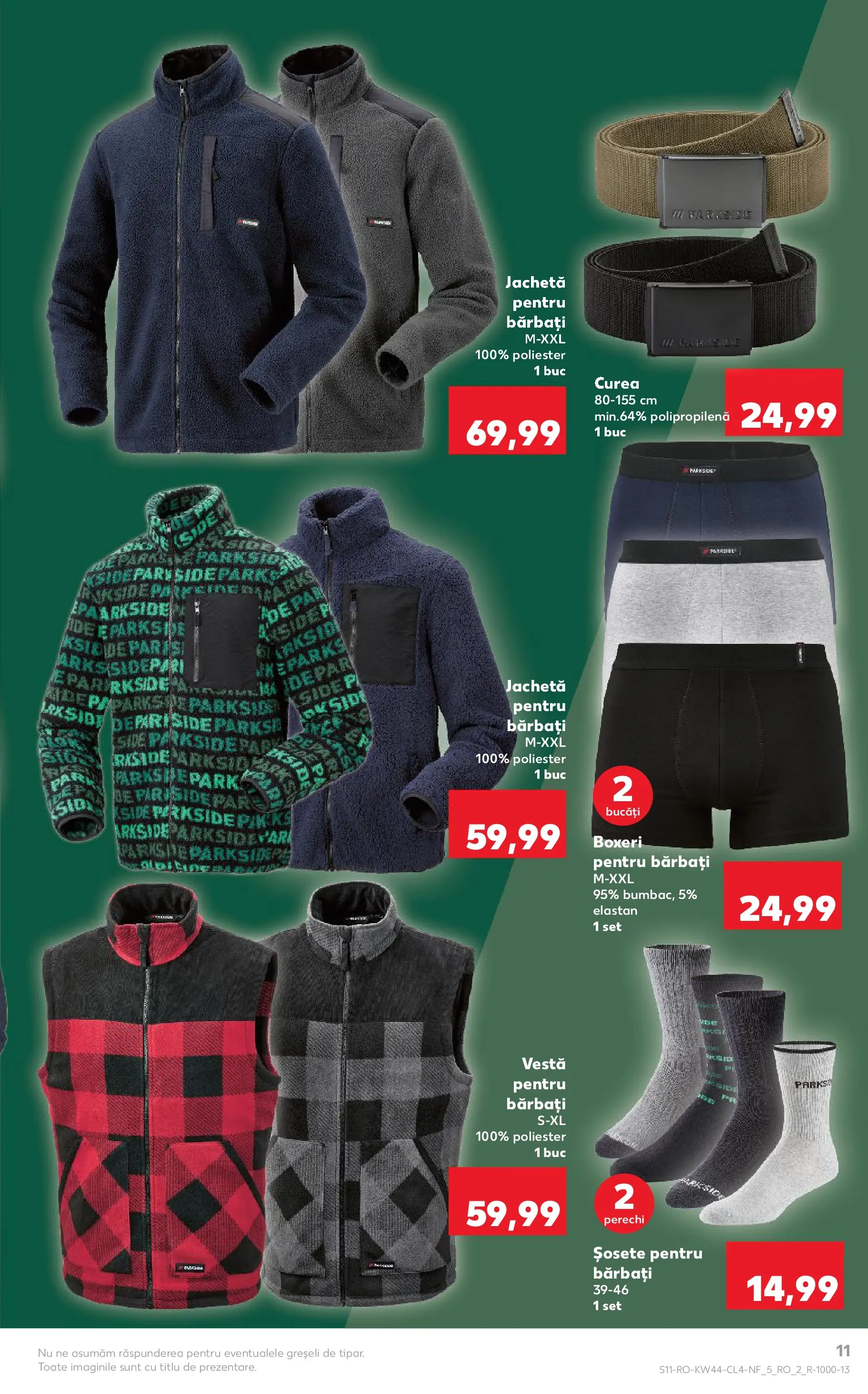 Catalog Kaufland - Constanța 29.10.2025 - Revista si Oferta | Pagină: 11 | Produse: Curea, Jachetă, Șosete, Boxeri