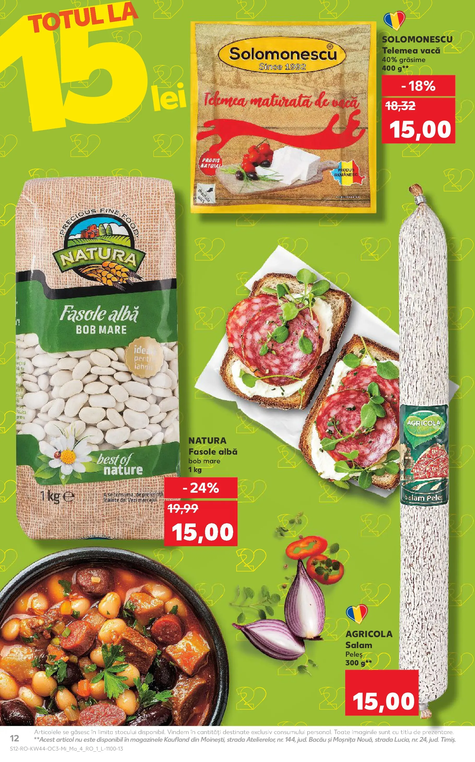 Catalog Kaufland - Ploiești 29.10.2025 - Revista si Oferta | Pagină: 12 | Produse: Salam, Fasole albă