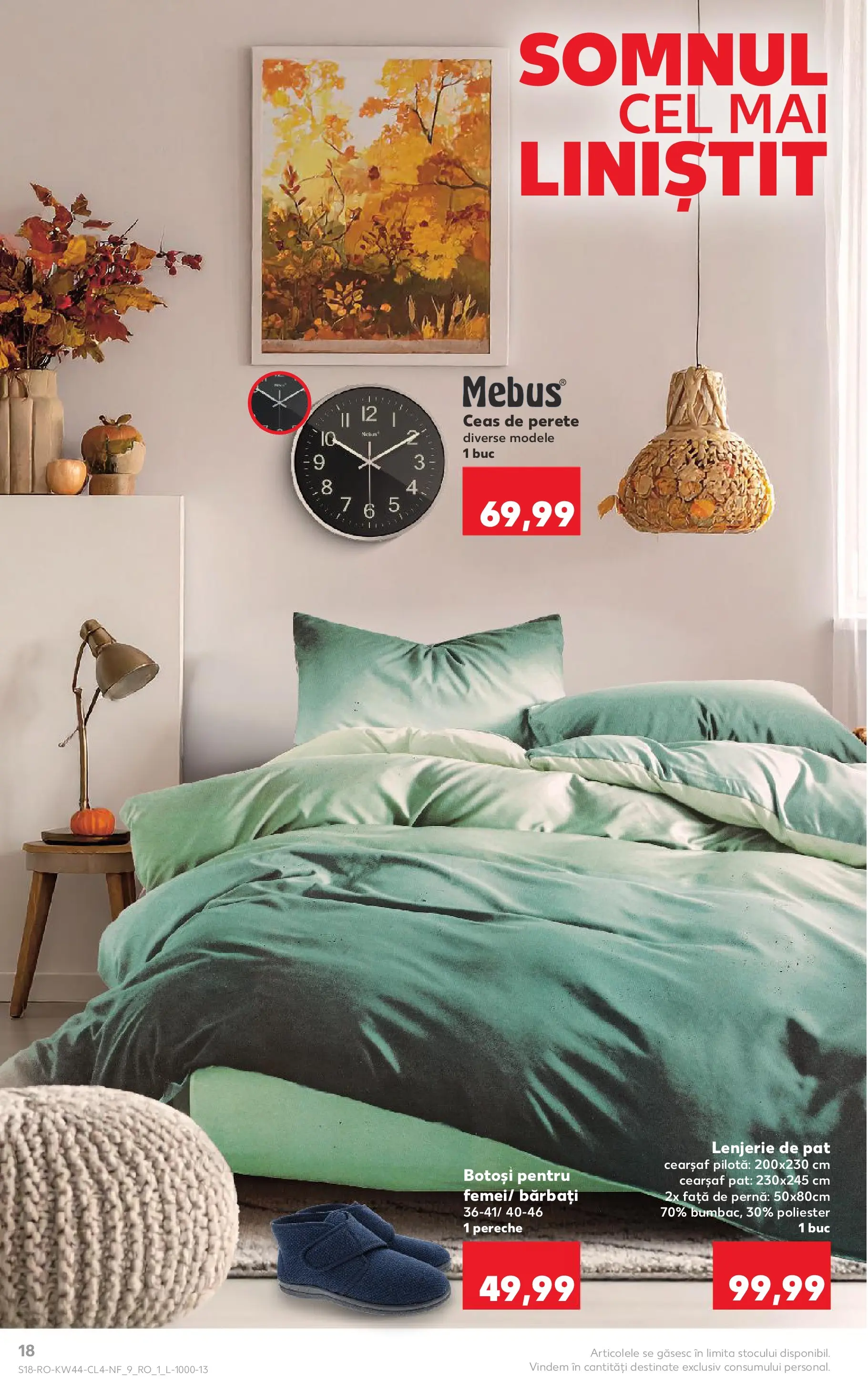 Catalog Kaufland - Constanța 29.10.2025 - Revista si Oferta | Pagină: 18 | Produse: Ceas, Pat, Lenjerie de pat, Față de pernă