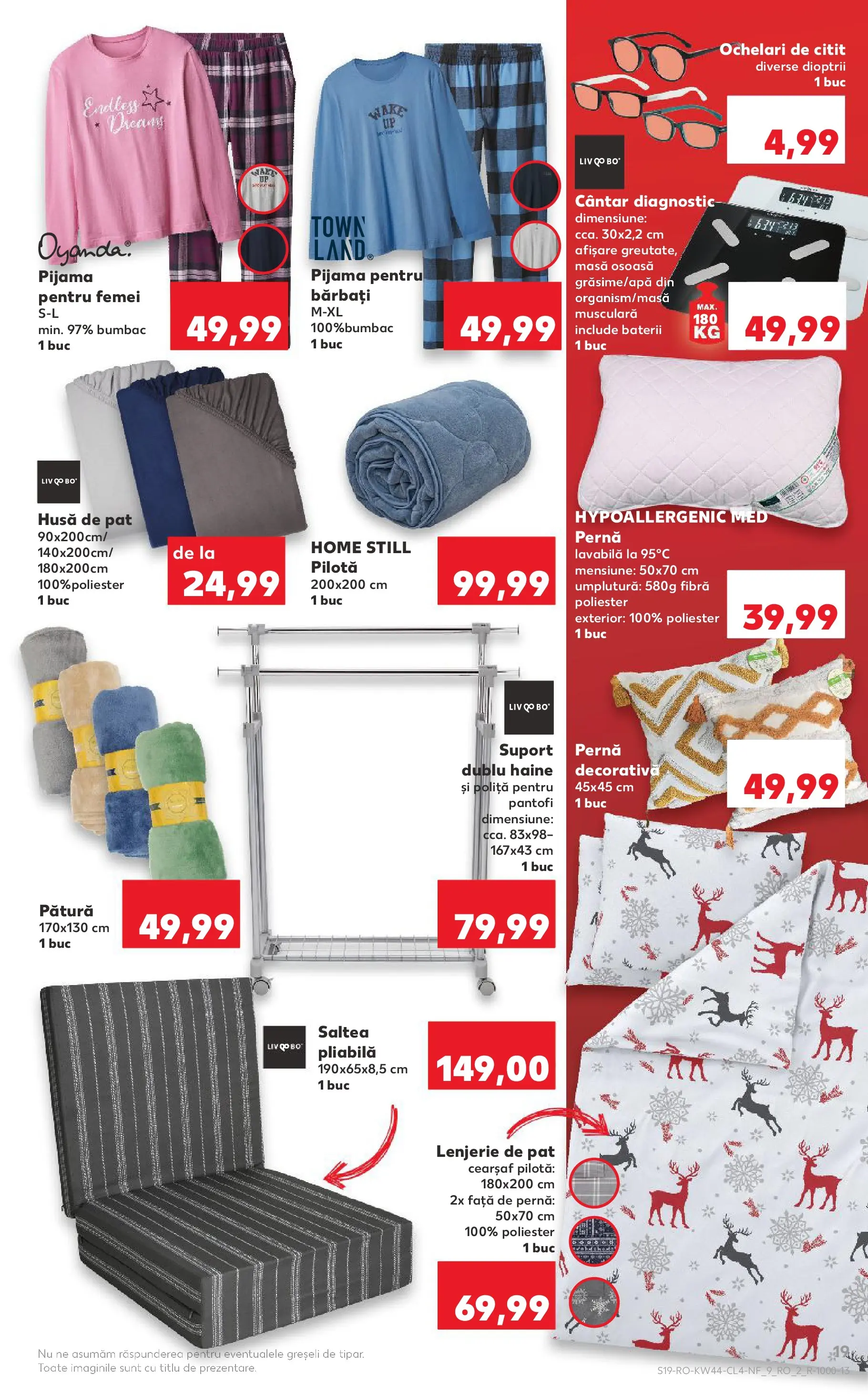 Catalog Kaufland - Constanța 29.10.2025 - Revista si Oferta | Pagină: 19 | Produse: Pat, Pernă, Masă, Față de pernă