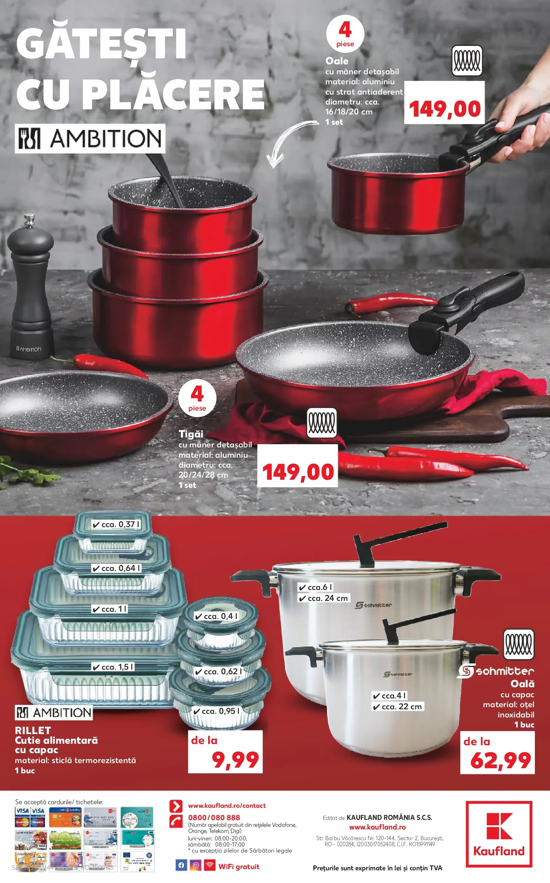 Catalog Kaufland - Constanța 29.10.2025 - Revista si Oferta | Pagină: 30 | Produse: Oală, Mâner, Cutie