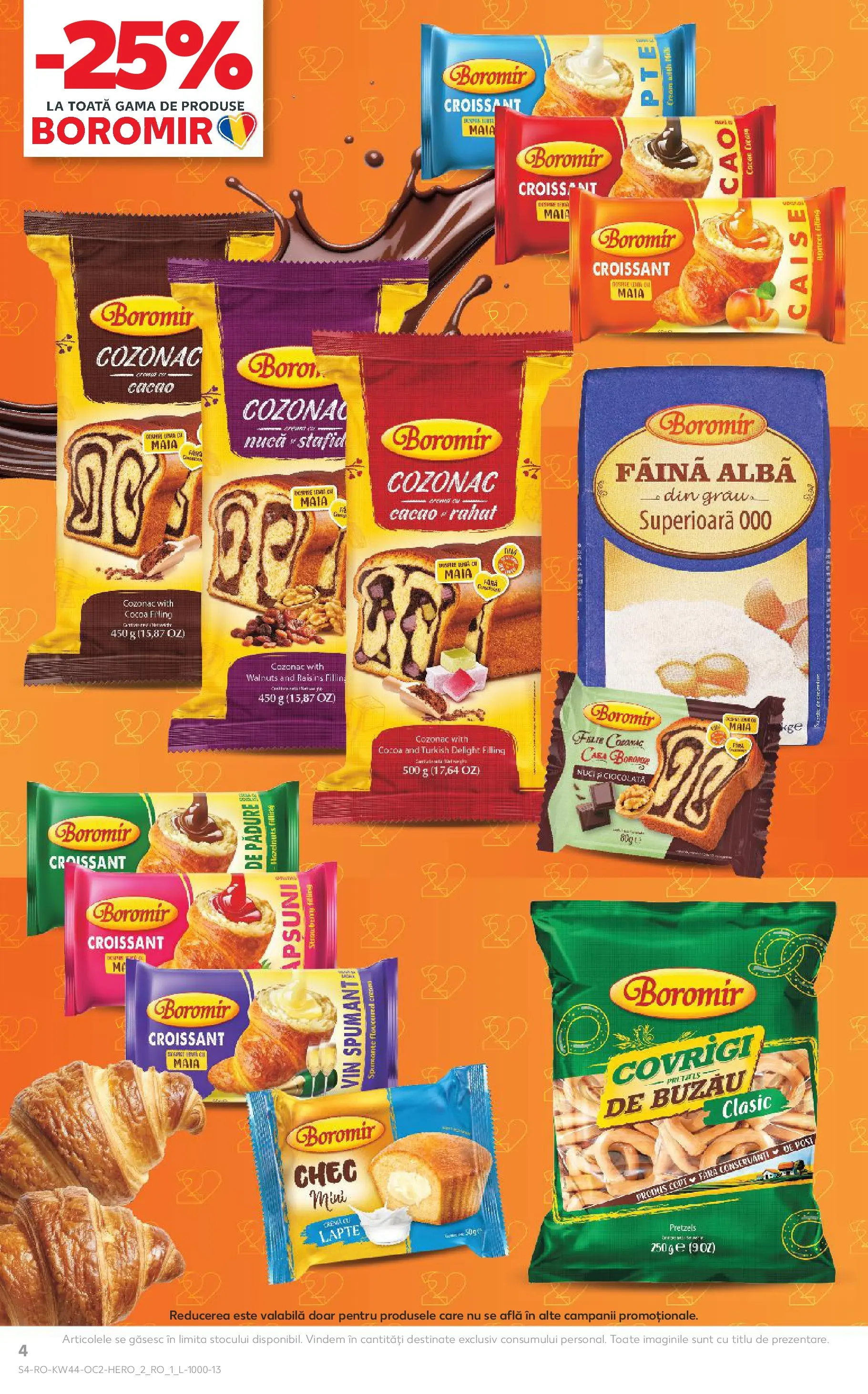 Catalog Kaufland - Târgu Mureș 28.10.2025 || Revista si Oferte | Pagină: 4 | Produse: Lapte, Făină, Cacao, Ahtapot Catalog Kaufland - Târgu Mureș 28.10.2025 - Revista si Oferta | Pagină: 4 | Produse: Lapte, Făină, Cacao, Ahtapot