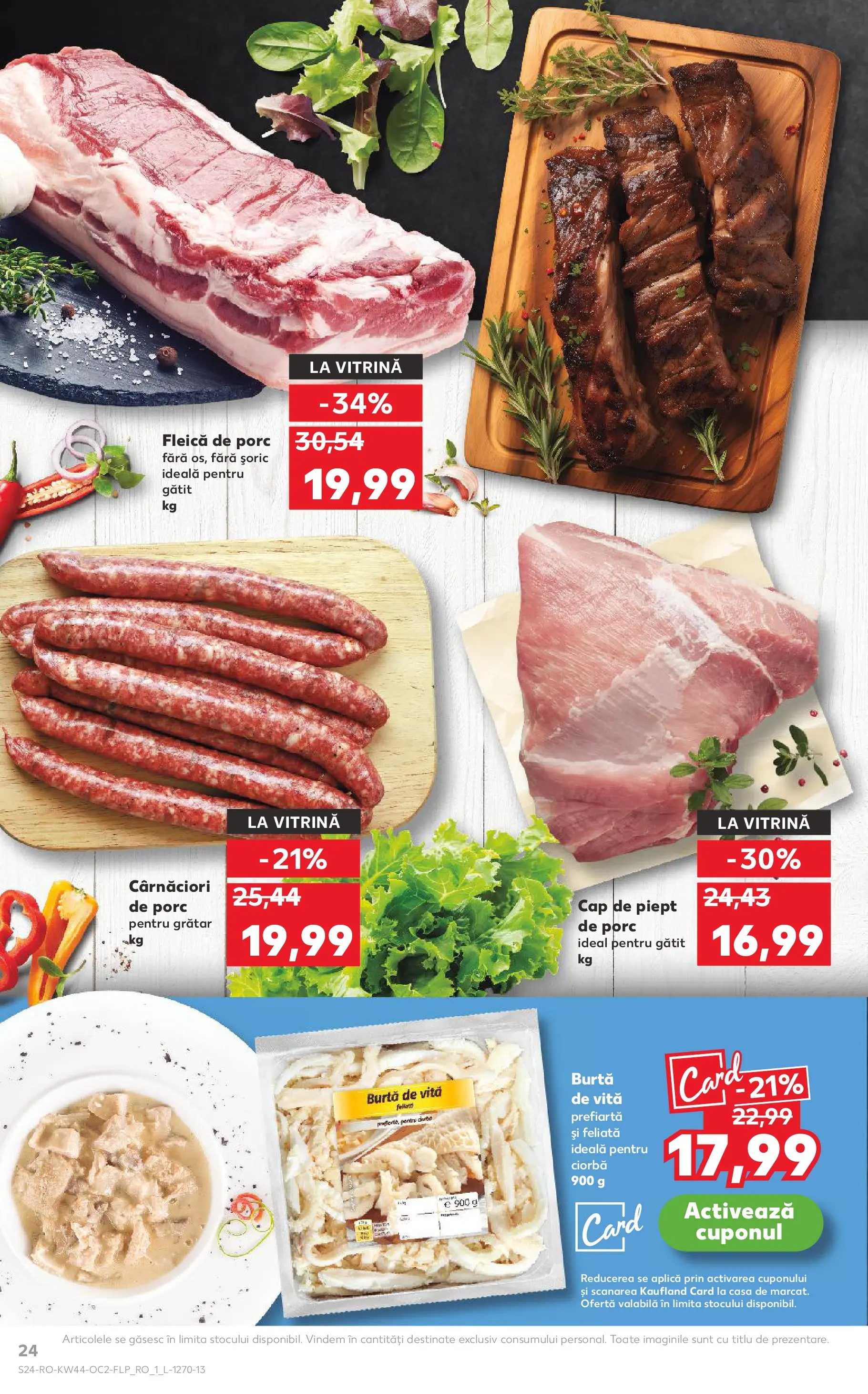 Catalog Kaufland - Târgu Mureș 28.10.2025 || Revista si Oferte | Pagină: 24 | Produse: Grătar, Vitrină, Fleică Catalog Kaufland - Târgu Mureș 28.10.2025 - Revista si Oferta | Pagină: 24 | Produse: Grătar, Vitrină, Fleică