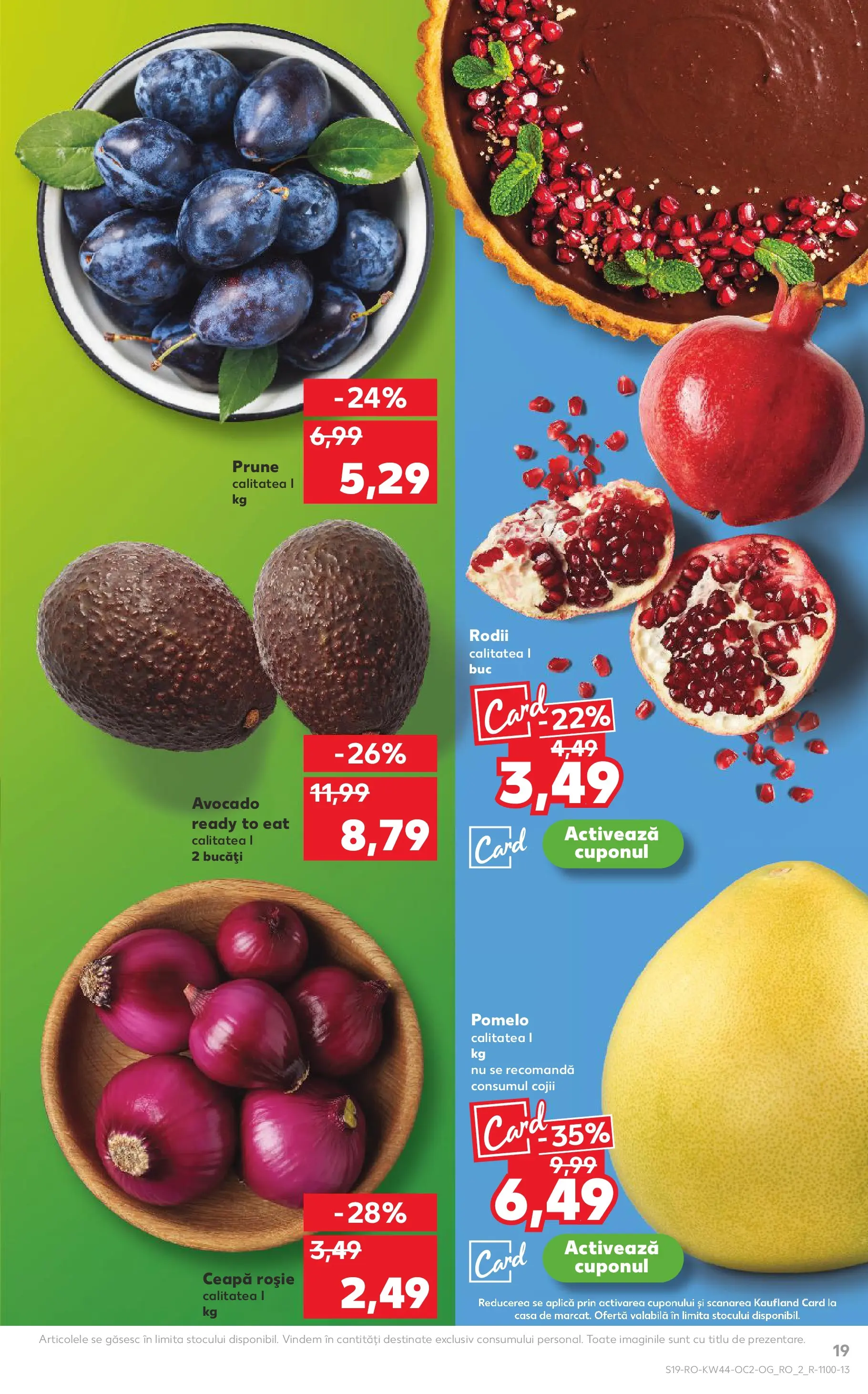 Catalog Kaufland - Târgu Mureș 28.10.2025 || Revista si Oferte | Pagină: 19 | Produse: Prune, Avocado, Ceapă Catalog Kaufland - Târgu Mureș 28.10.2025 - Revista si Oferta | Pagină: 19 | Produse: Prune, Avocado, Ceapă