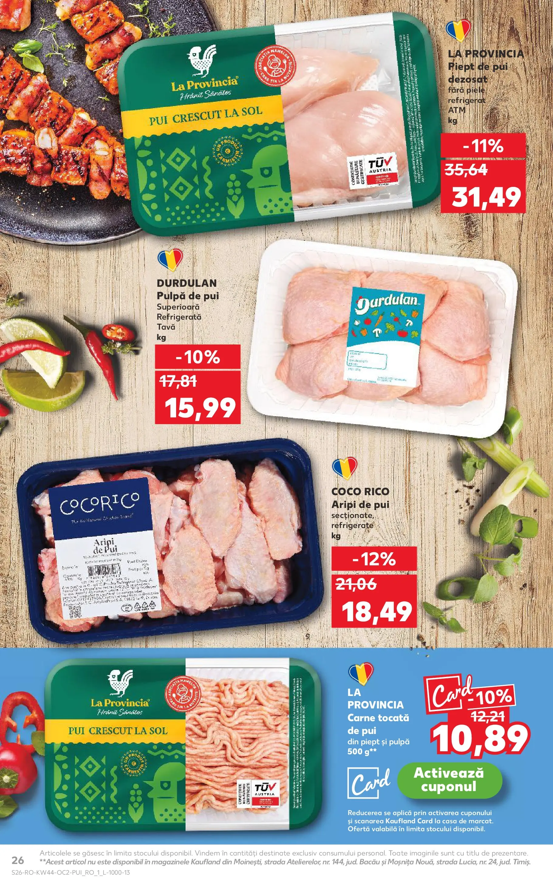 Catalog Kaufland - Târgu Mureș 28.10.2025 || Revista si Oferte | Pagină: 26 | Produse: Hacıyatmaz Kedi Oyuncağı, Kedi Oyun Alanları, Carne tocată Catalog Kaufland - Târgu Mureș 28.10.2025 - Revista si Oferta | Pagină: 26 | Produse: Hacıyatmaz Kedi Oyuncağı, Kedi Oyun Alanları, Carne tocată