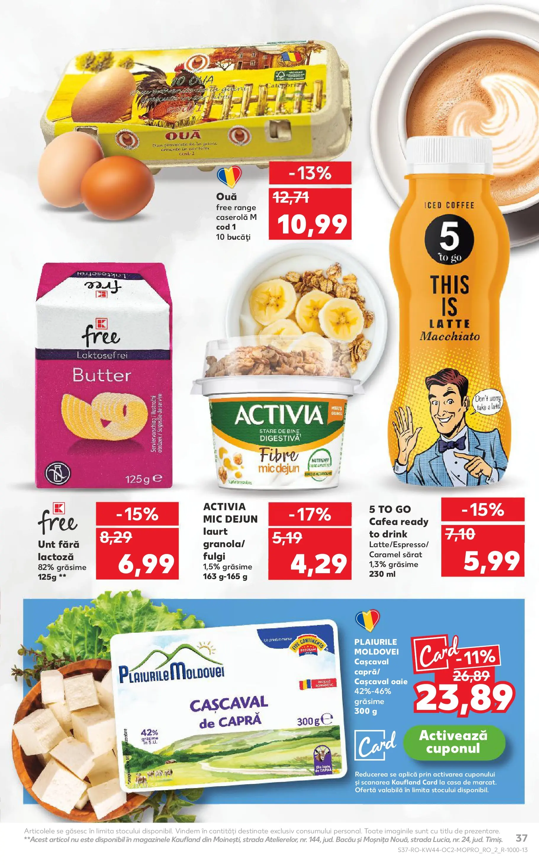 Catalog Kaufland - Târgu Mureș 28.10.2025 || Revista si Oferte | Pagină: 37 | Produse: Duș, Cașcaval, Ouă, Cafea Catalog Kaufland - Târgu Mureș 28.10.2025 - Revista si Oferta | Pagină: 37 | Produse: Duș, Cașcaval, Ouă, Cafea