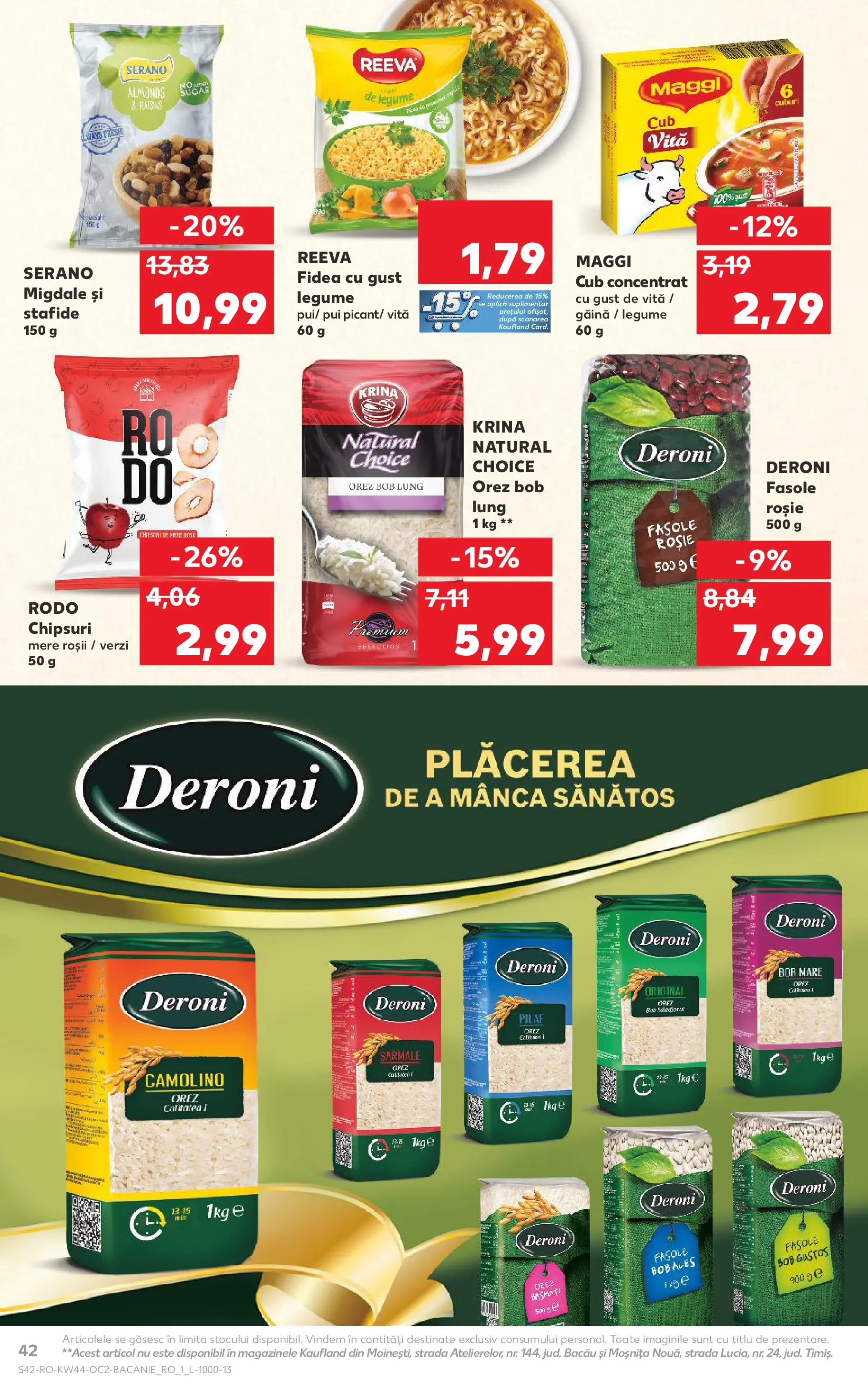 Catalog Kaufland - Târgu Mureș 28.10.2025 || Revista si Oferte | Pagină: 42 | Produse: Hacıyatmaz Kedi Oyuncağı, Mere, Roșii, Stafide Catalog Kaufland - Târgu Mureș 28.10.2025 - Revista si Oferta | Pagină: 42 | Produse: Hacıyatmaz Kedi Oyuncağı, Mere, Roșii, Stafide